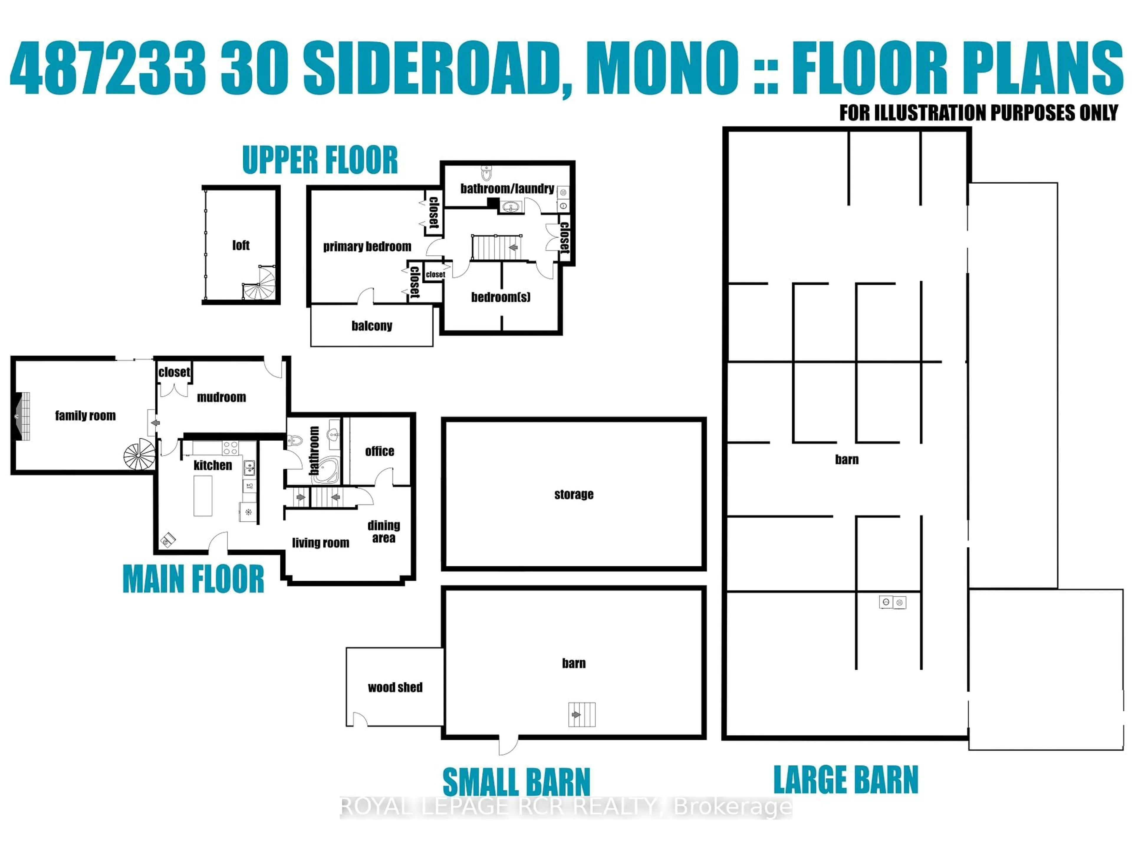 Floor plan for 487233 30 Sdrd, Mono Ontario L9V 1G9