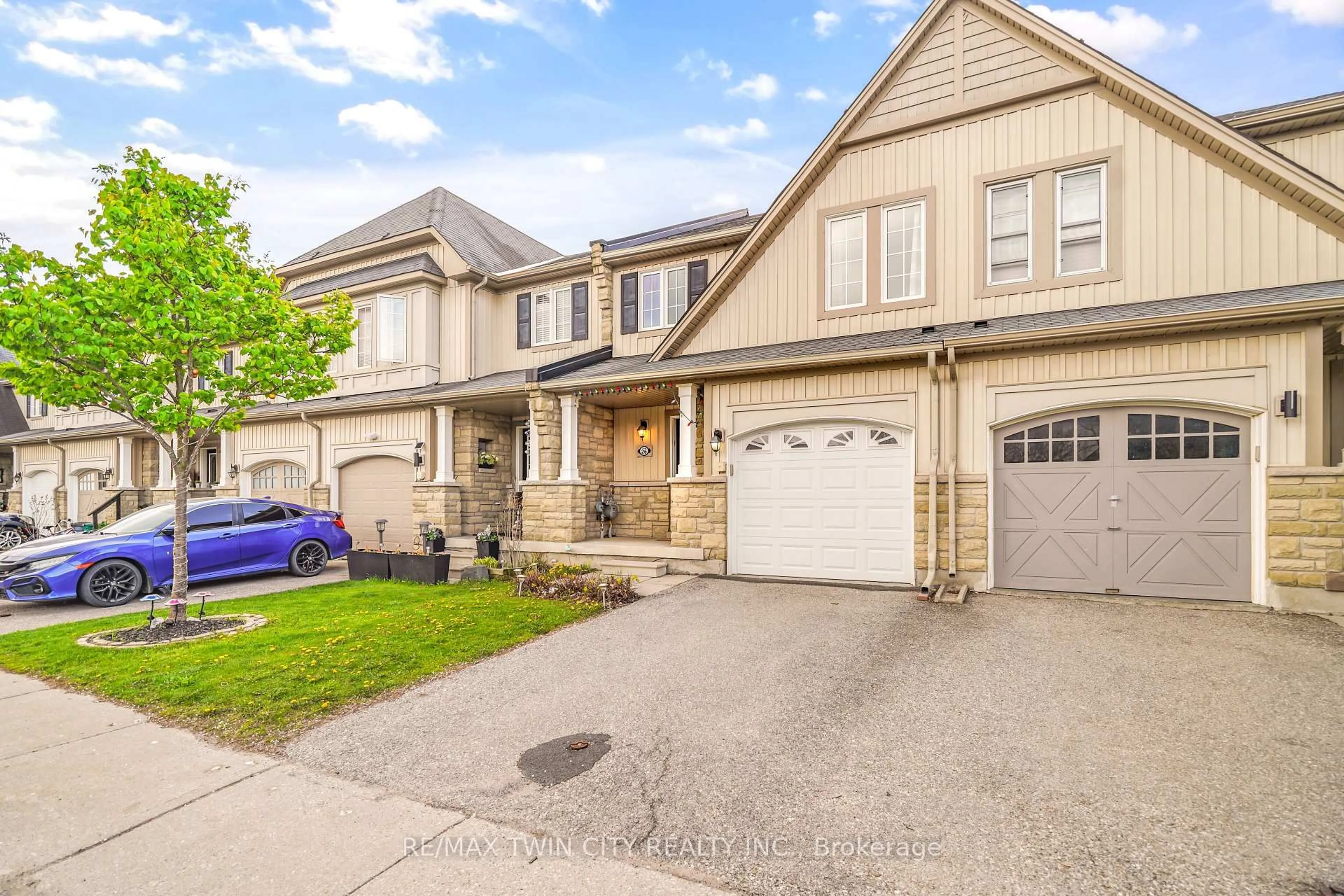 Home with vinyl exterior material, street for 220 Blackburn Dr #26, Brantford Ontario N3T 0C6