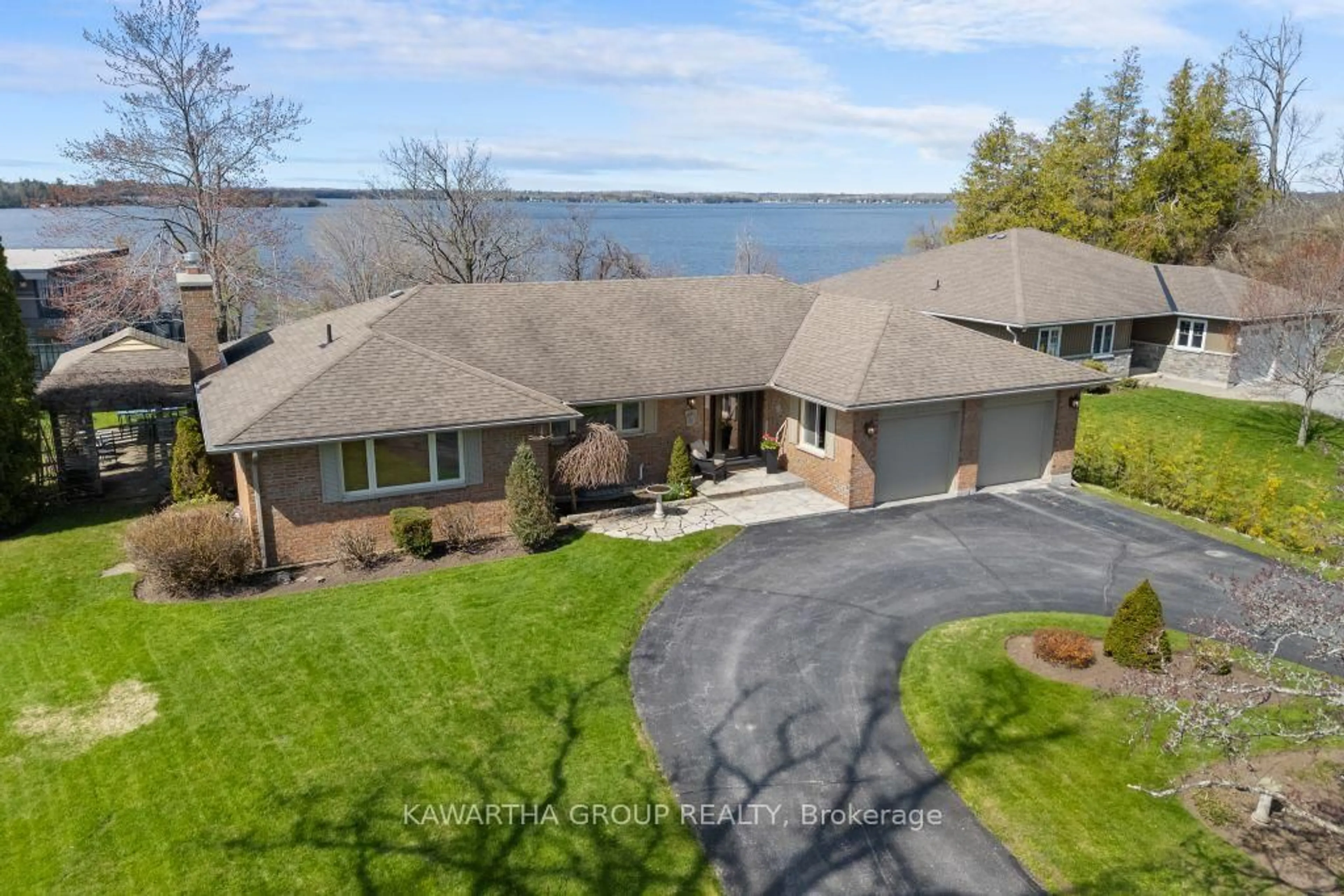 A pic from outside/outdoor area/front of a property/back of a property/a pic from drone, water/lake/river/ocean view for 23 Dodd St, Kawartha Lakes Ontario K0M 1N0