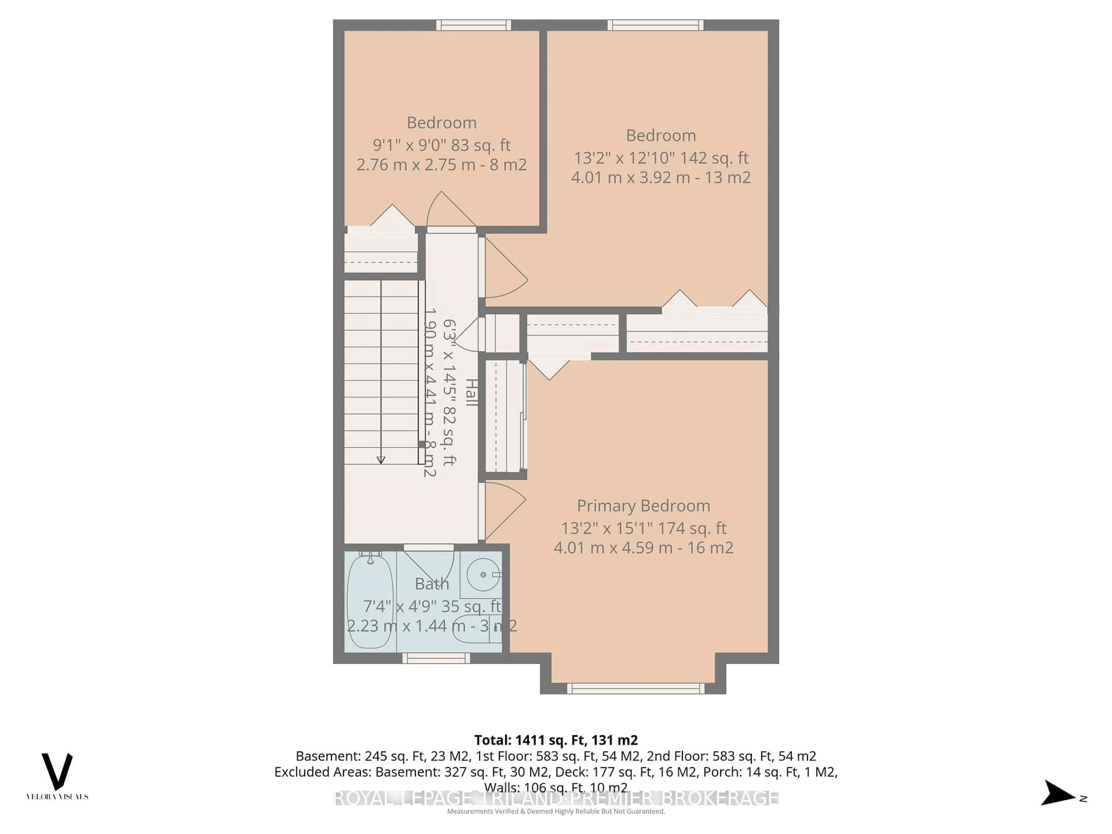 Floor plan for 135 Belmont Dr #4, London South Ontario N6J 4J3
