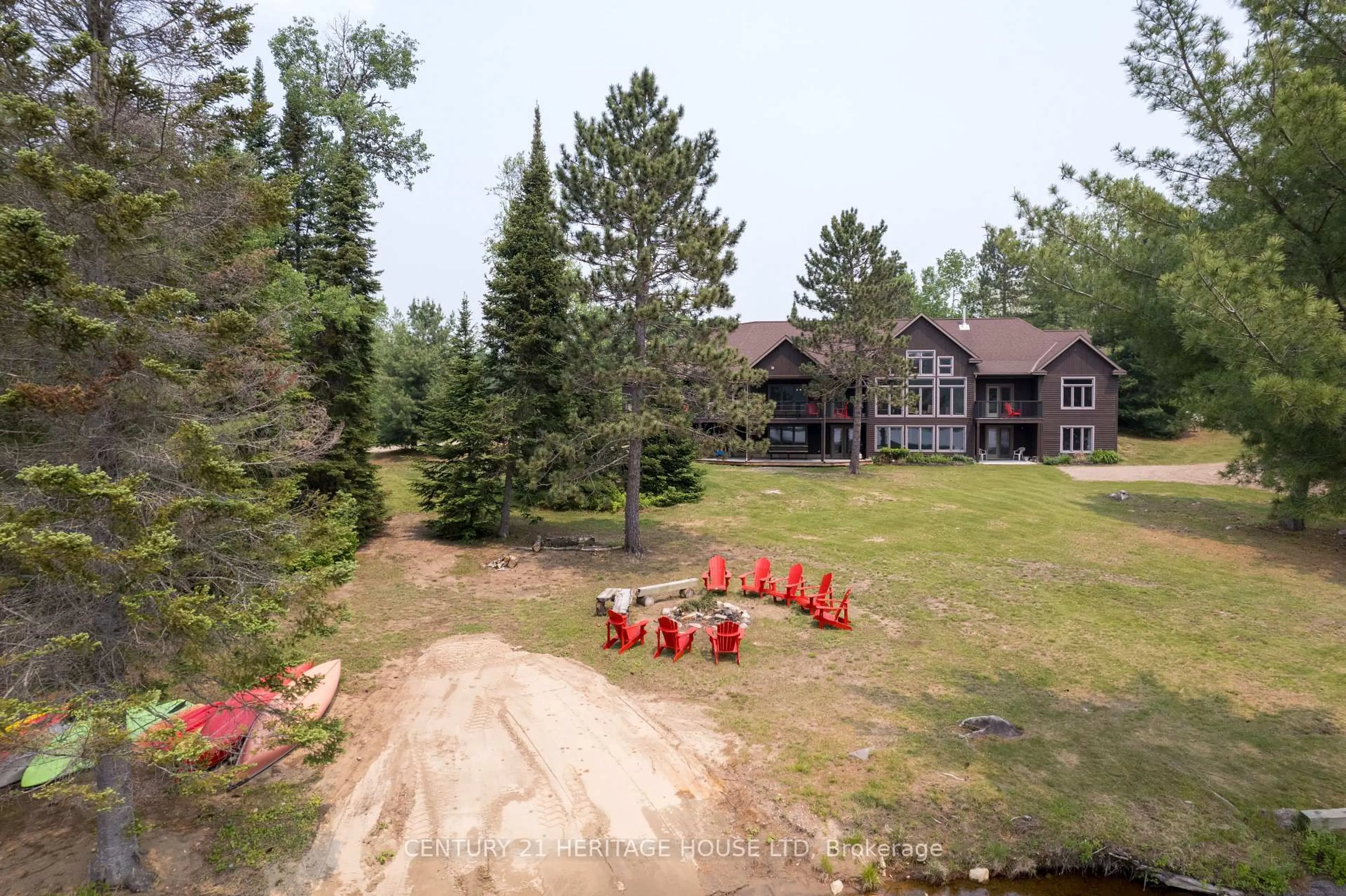 A pic from outside/outdoor area/front of a property/back of a property/a pic from drone, unknown for 6605 Highway 523 Highway, South Algonquin Ontario K0J 2C0