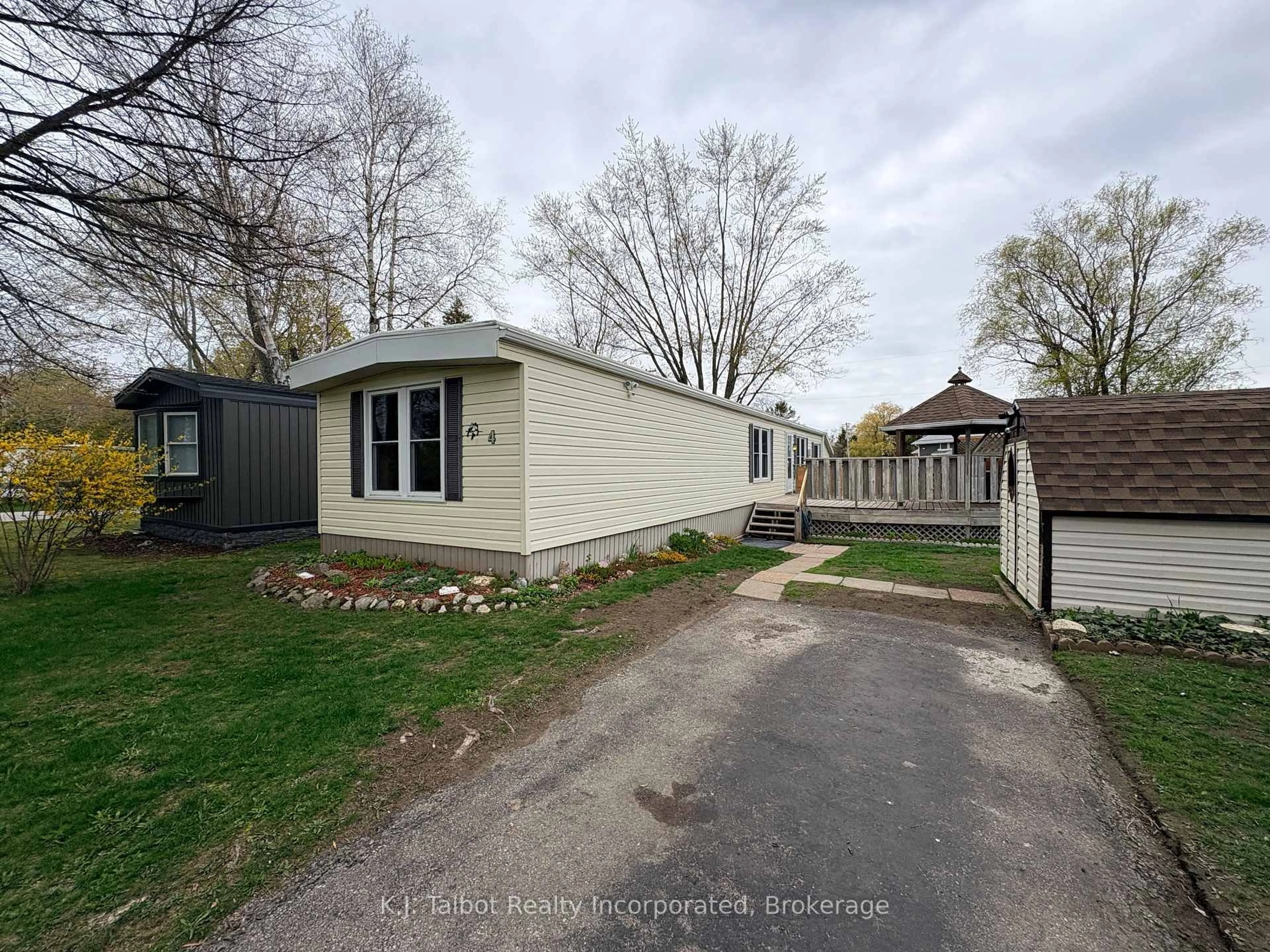 A pic from outside/outdoor area/front of a property/back of a property/a pic from drone, street for 4 Poplar Lane, Ashfield-Colborne-Wawanosh Ontario N7A 3Y3
