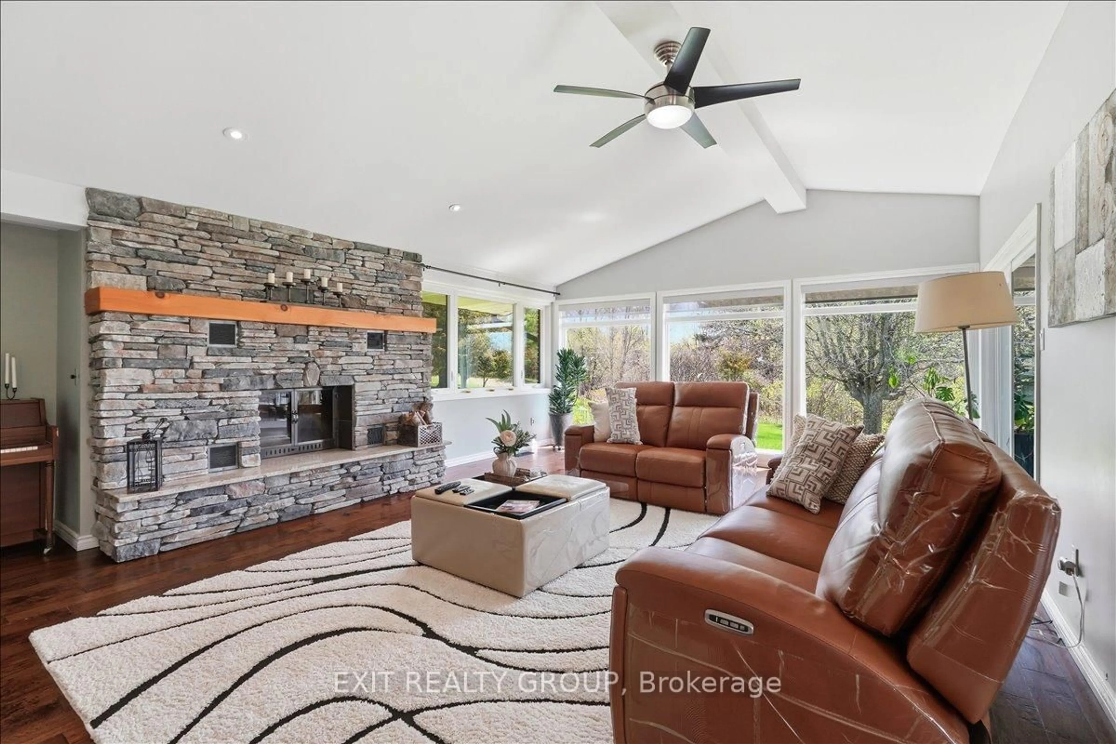 Living room with furniture, ceramic/tile floor for 1001 Baptist Church Rd, Stirling Ontario K0K 3E0