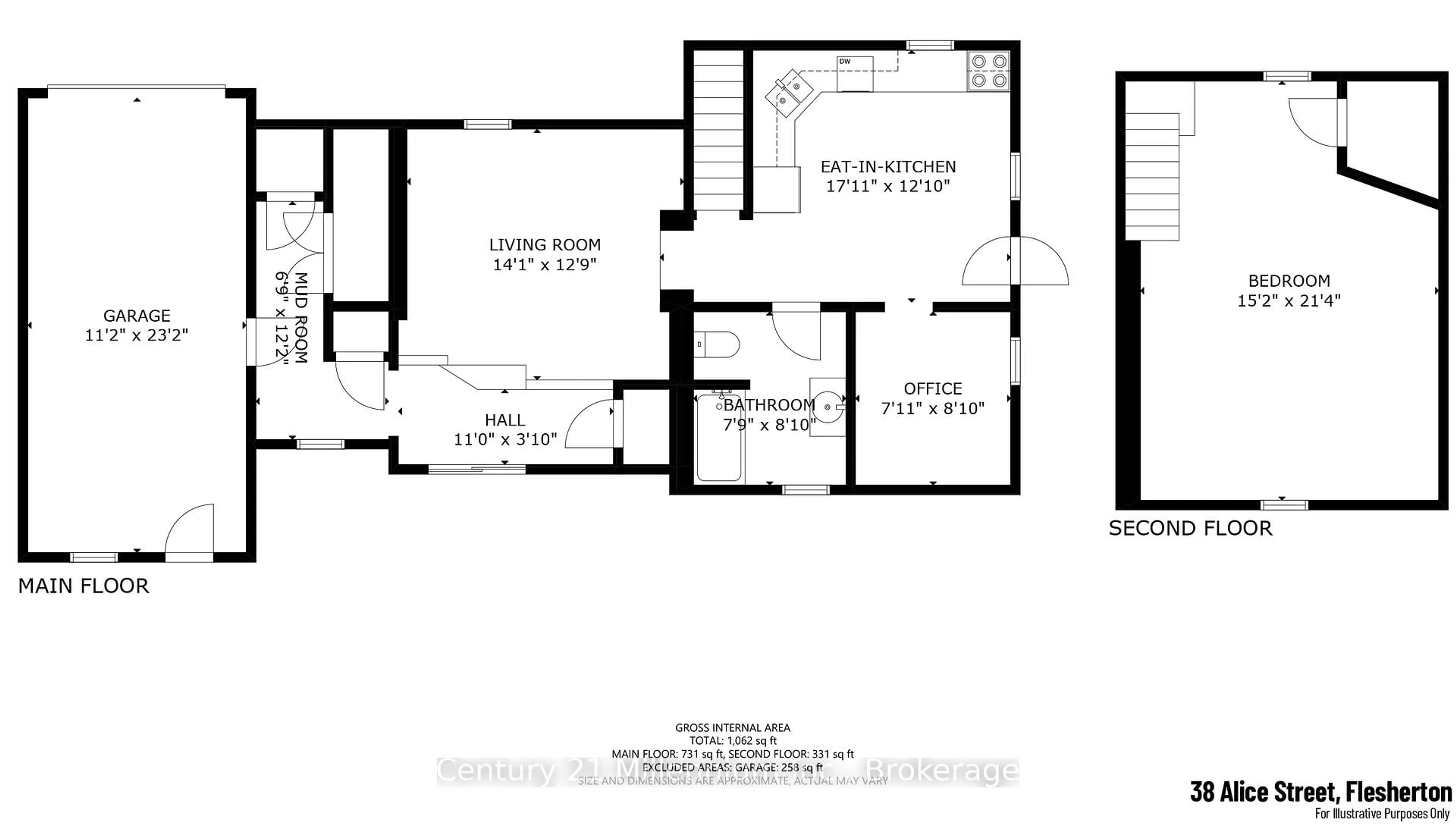 Floor plan for 38 Alice St, Grey Highlands Ontario N0C 1E0