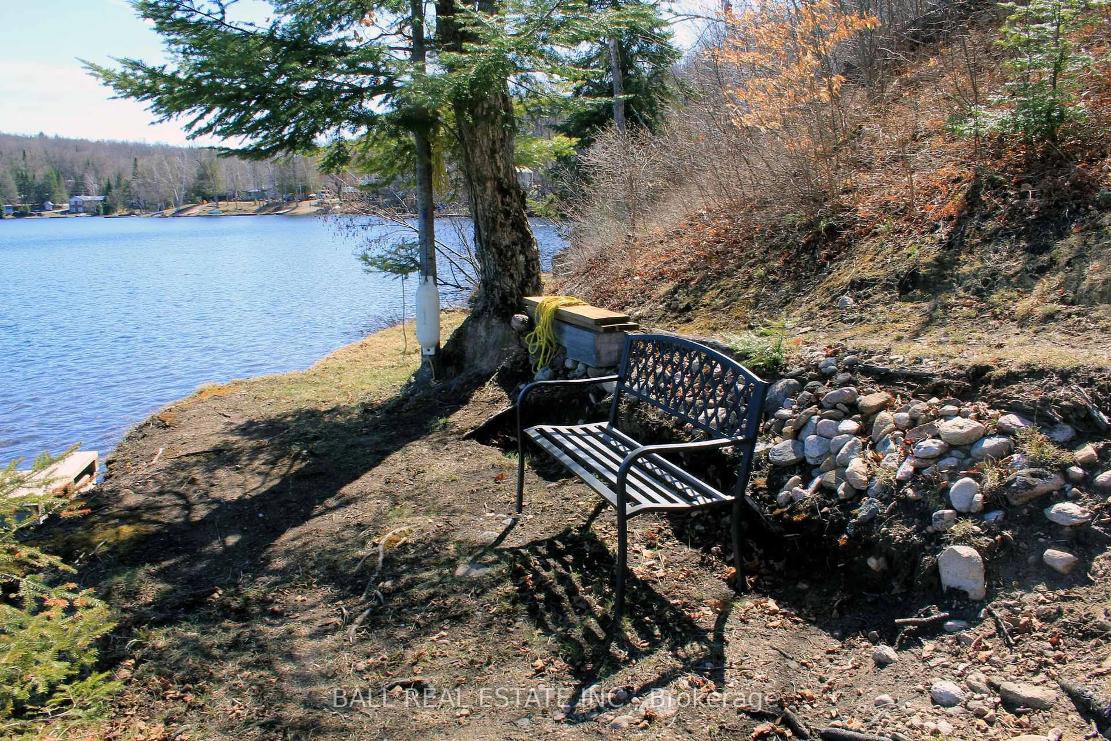 Patio, water/lake/river/ocean view for 1142 Cardiff Lake Rd, Highlands East Ontario K0L 3C0