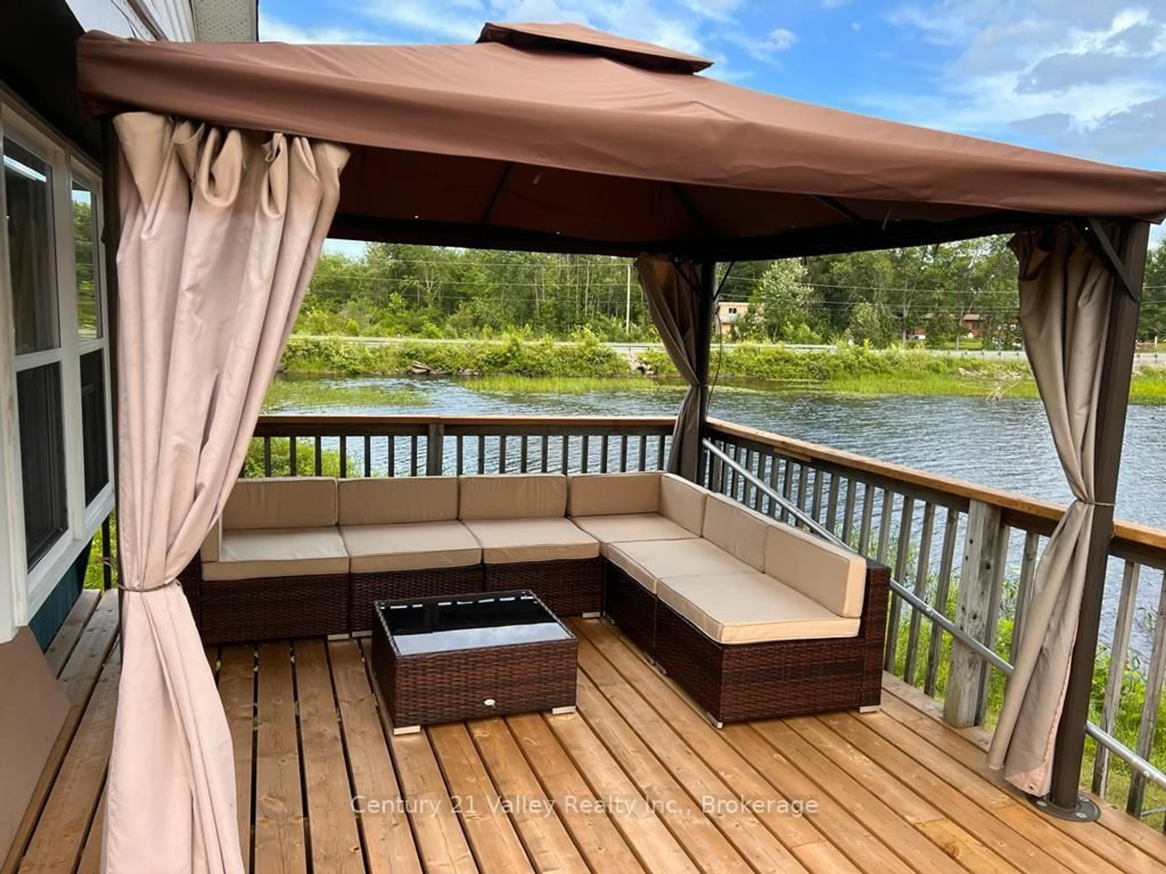 Patio, water/lake/river/ocean view for 14232A Highway 509 Rd, Sydenham Ontario K0H 2T0