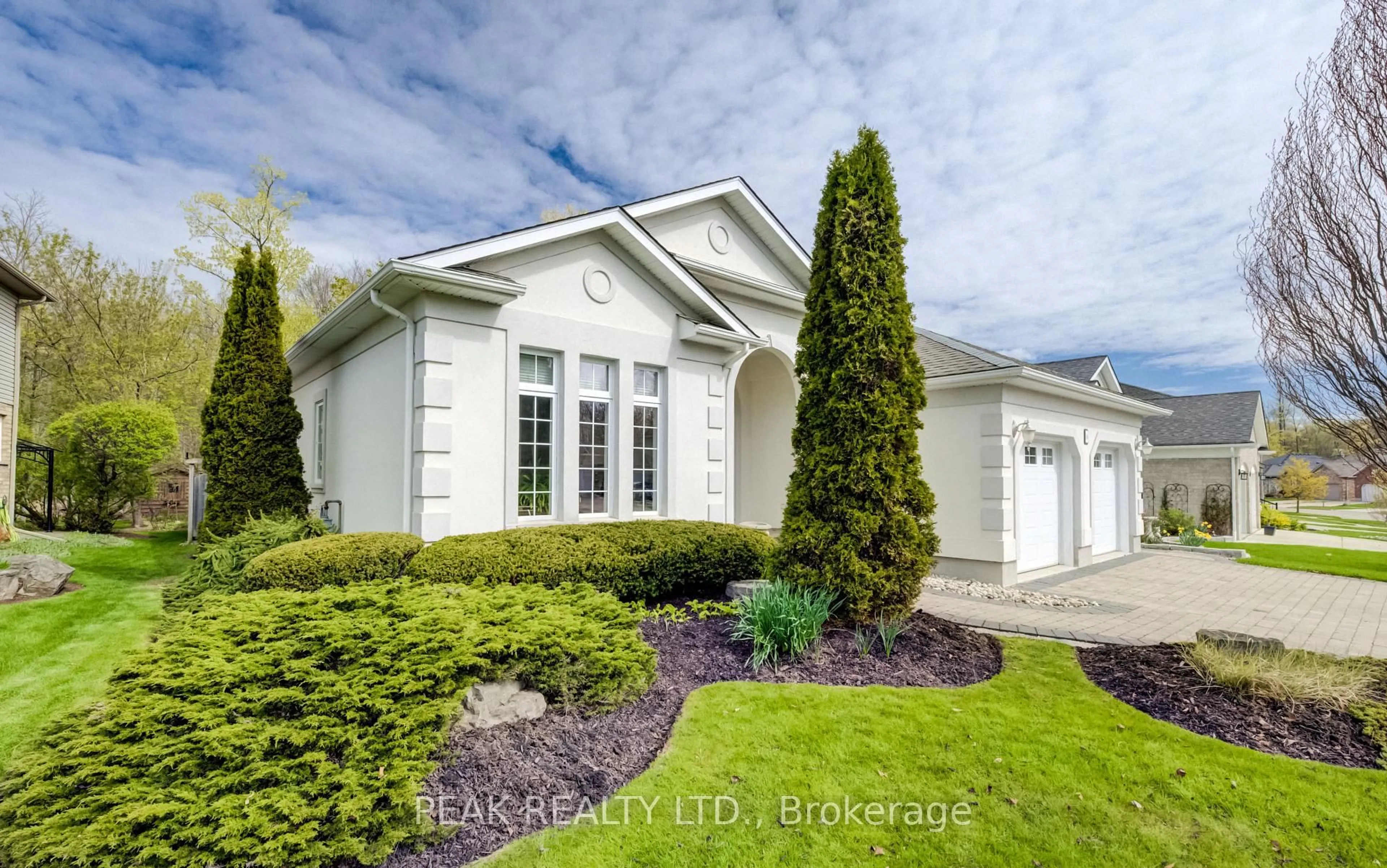 Home with vinyl exterior material, street for 44 Laschinger Blvd, Wilmot Ontario N3A 2G7