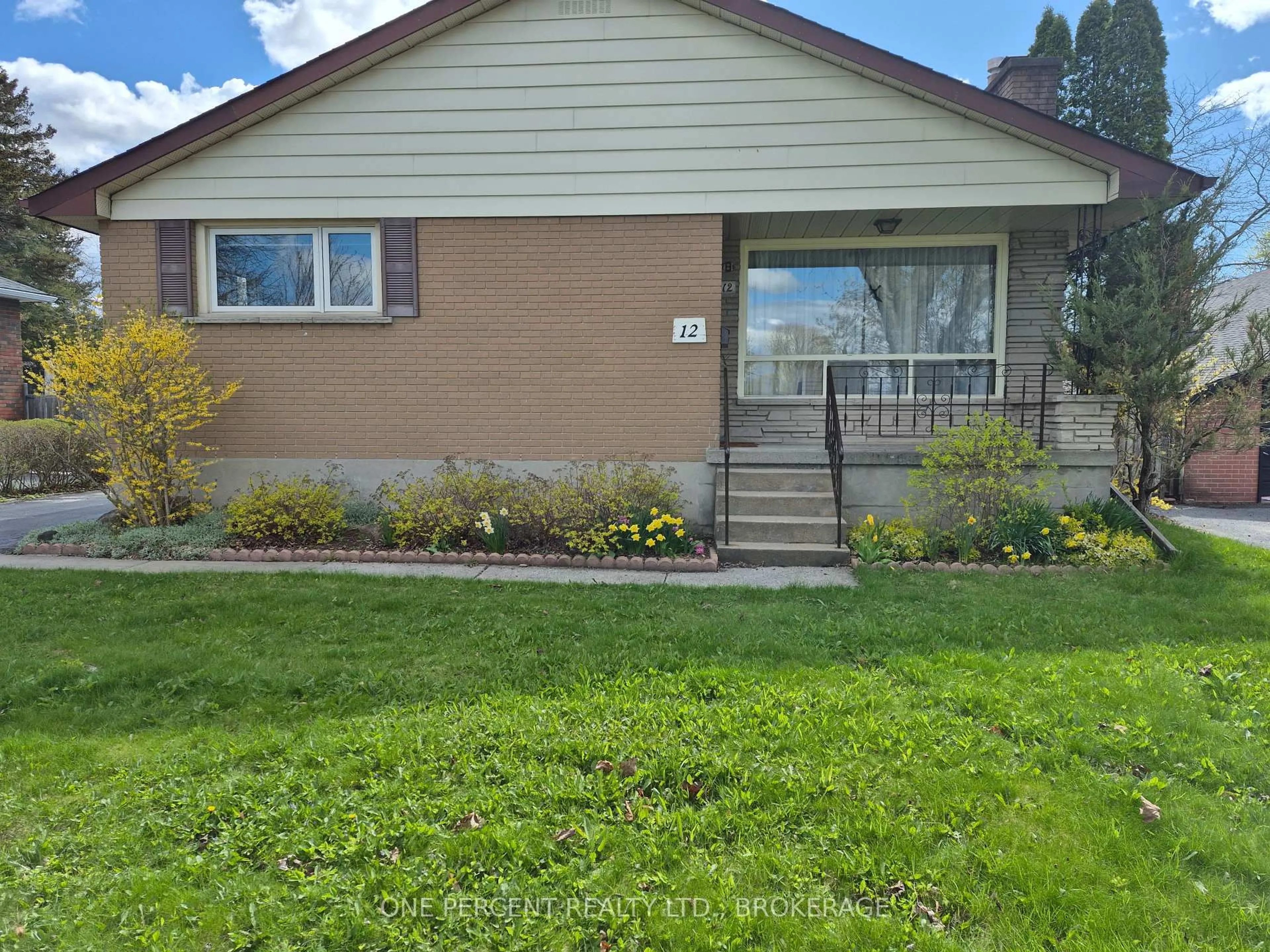 Home with vinyl exterior material, street for 12 Campbell Cres, Kingston Ontario K7M 1Z5