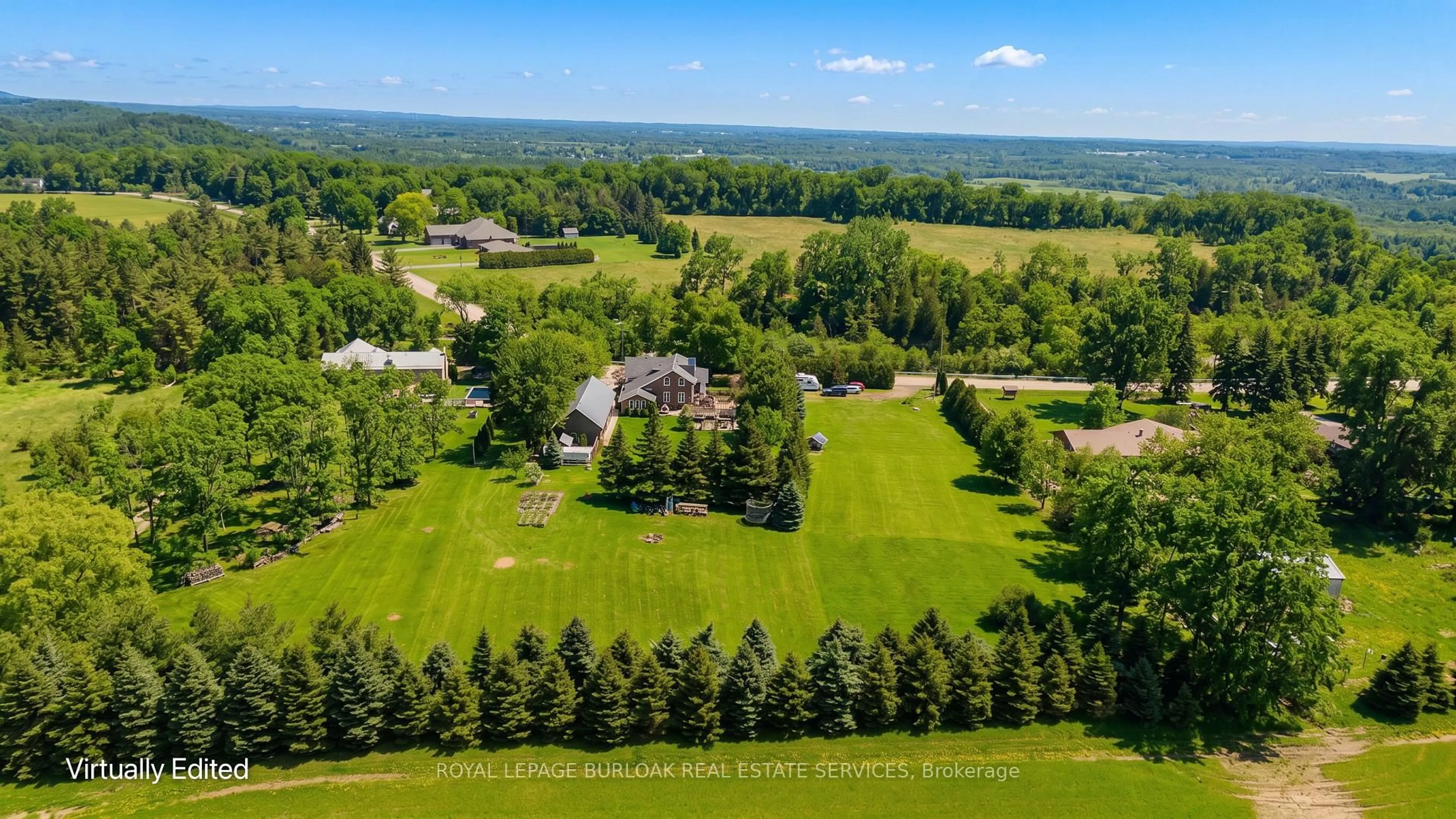 A pic from outside/outdoor area/front of a property/back of a property/a pic from drone, water/lake/river/ocean view for 351 Rock Chapel Rd, Hamilton Ontario L9H 5E2