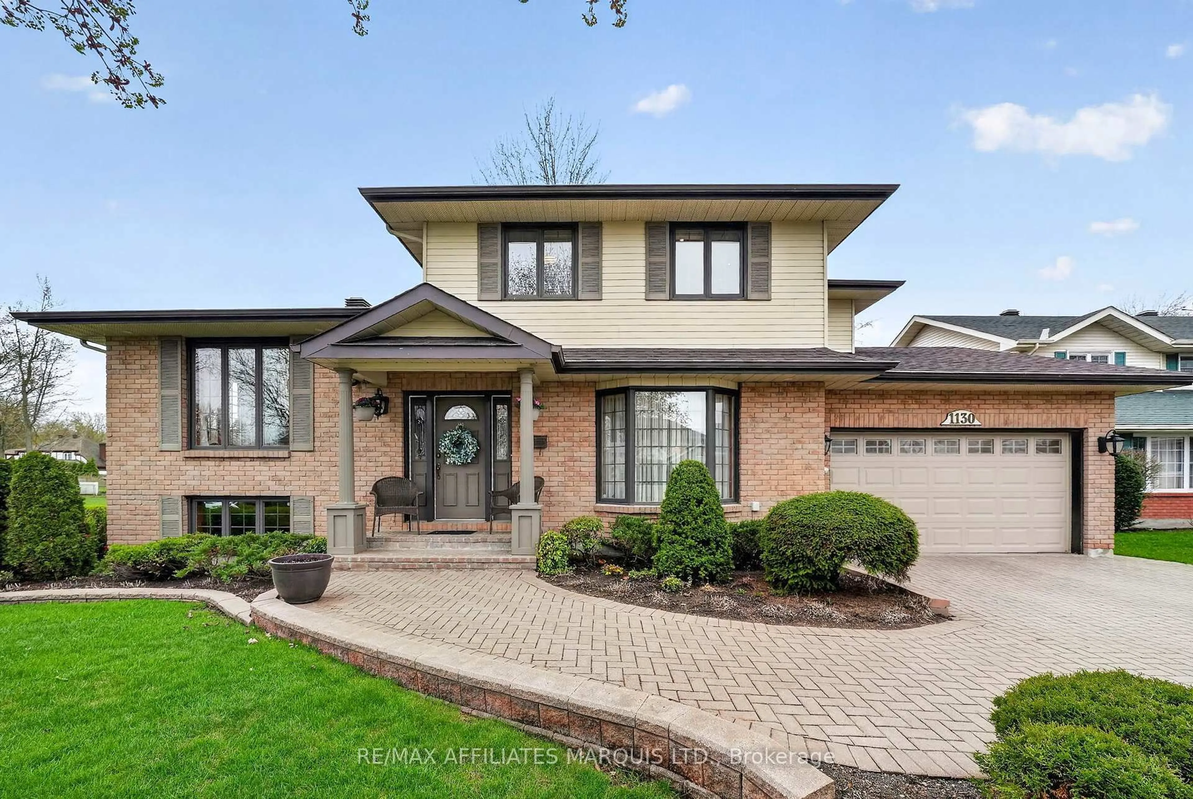 Home with brick exterior material, street for 1130 Kennedy Dr, Cornwall Ontario K6J 5S3