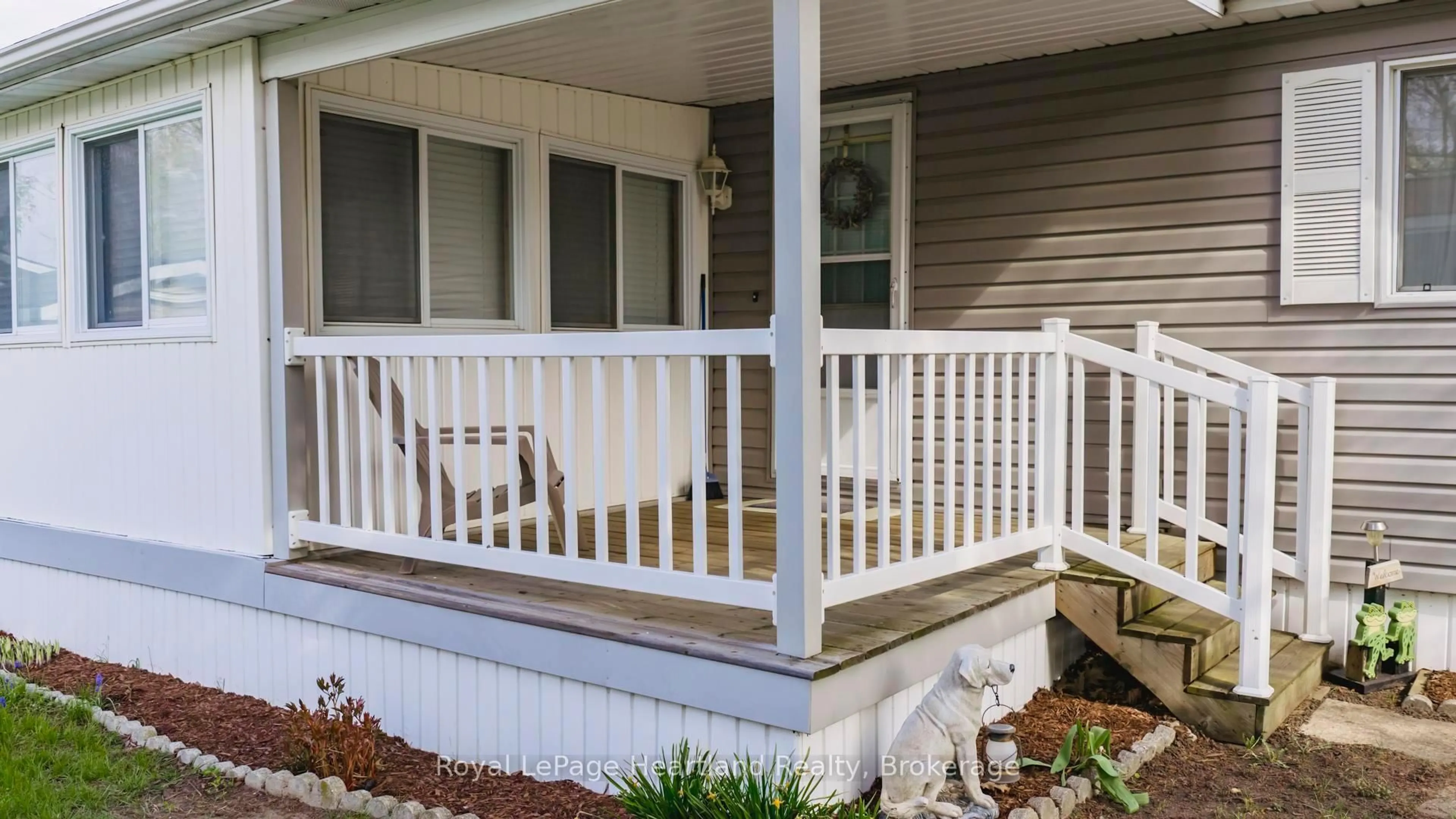 Home with vinyl exterior material, street for 55 CHEROKEE Lane, Ashfield-Colborne-Wawanosh Ontario N7A 3Y2