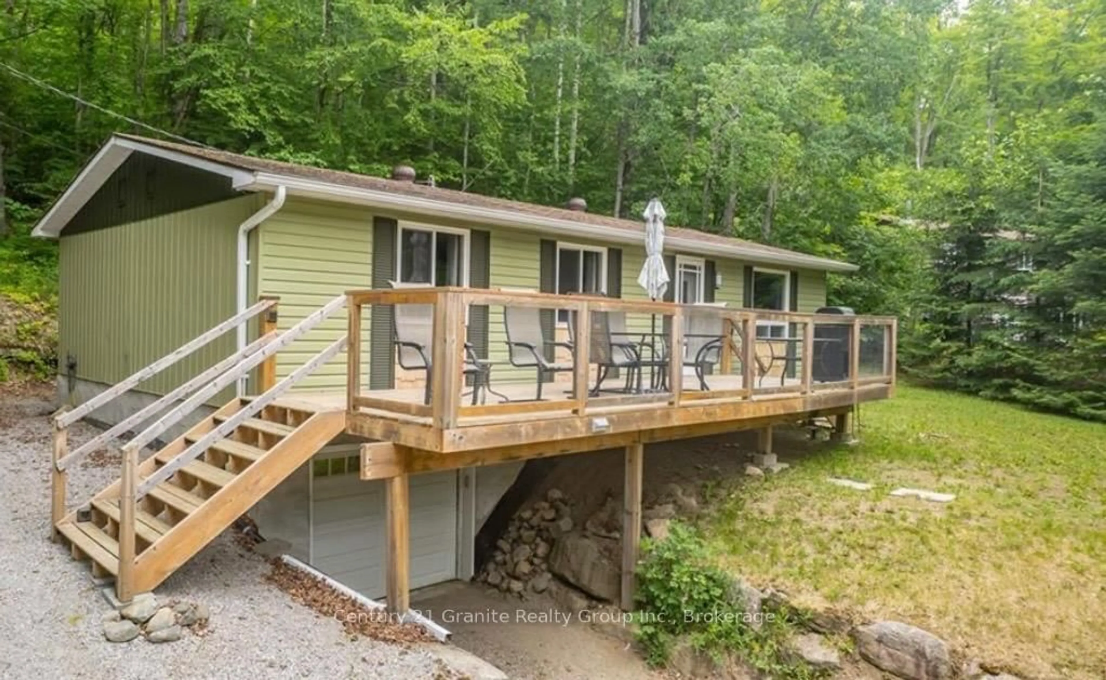 Patio, water/lake/river/ocean view for 6087 Haliburton Lake Rd, Dysart et al Ontario K0M 1S0