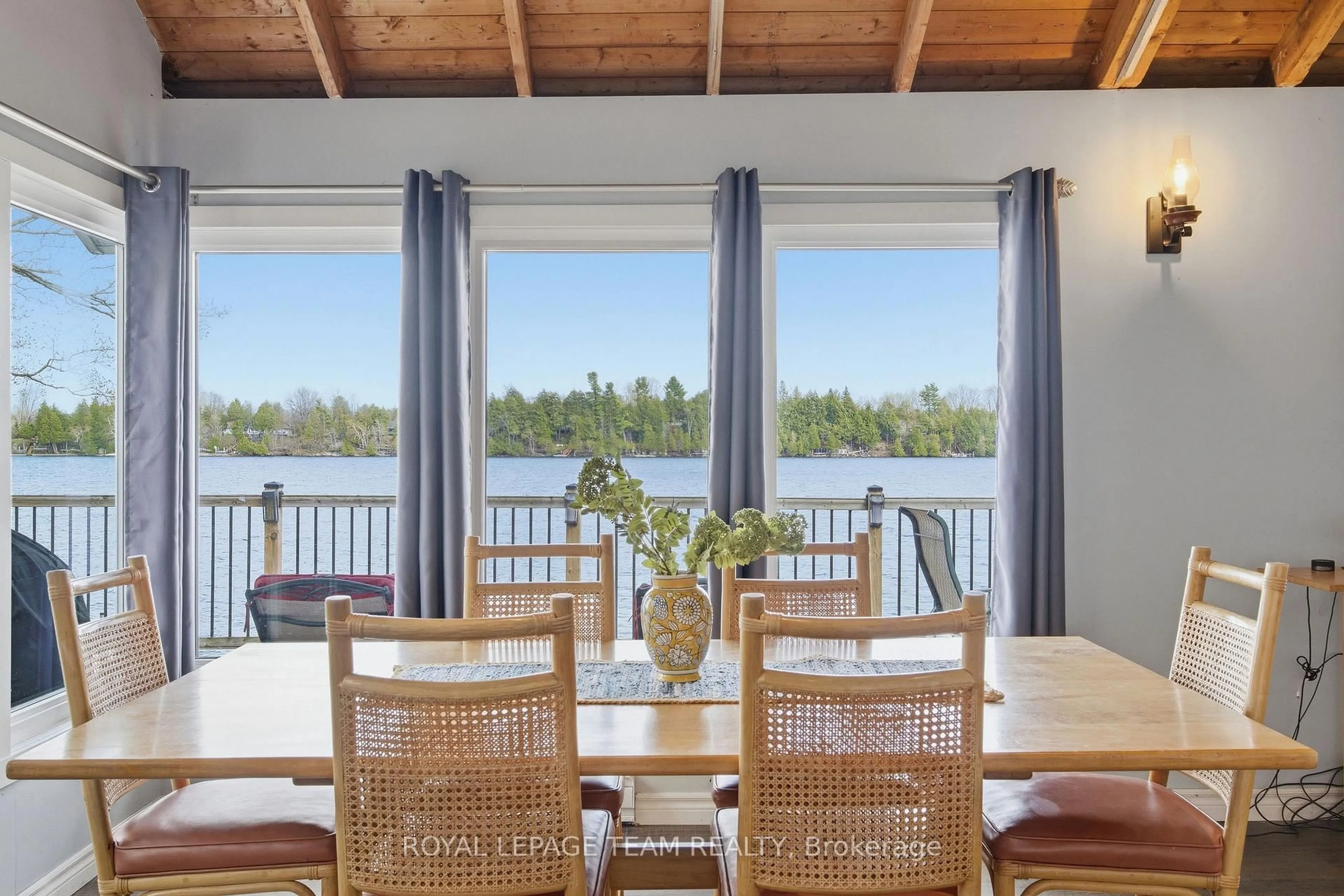 Dining room, wood/laminate floor for 69 O2 Otter Lake Rd, Rideau Lakes Ontario K0G 1L0