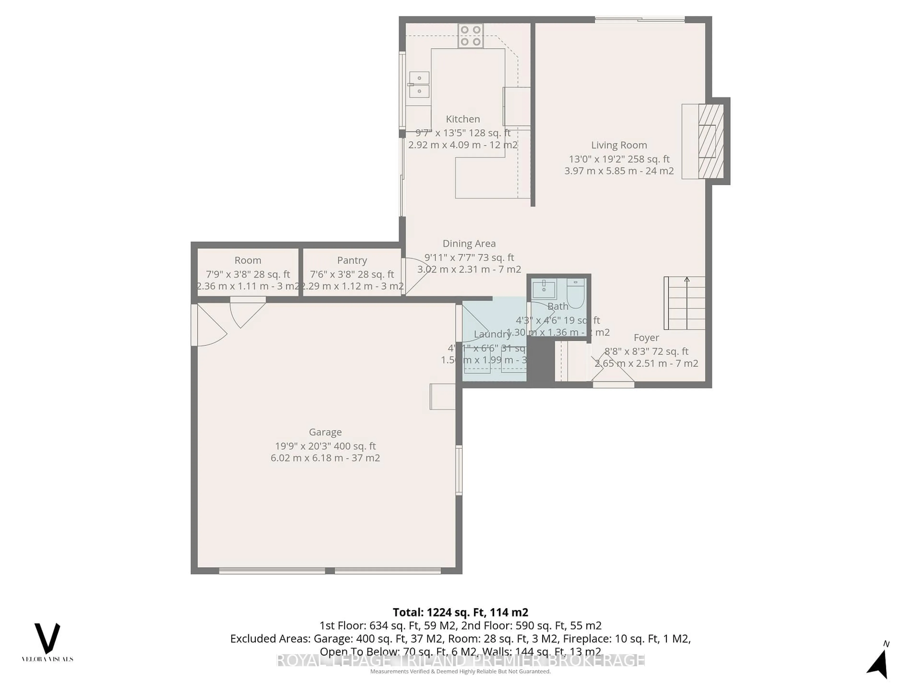 Floor plan for 20 Crabtree Ave, London North Ontario N6G 2H7