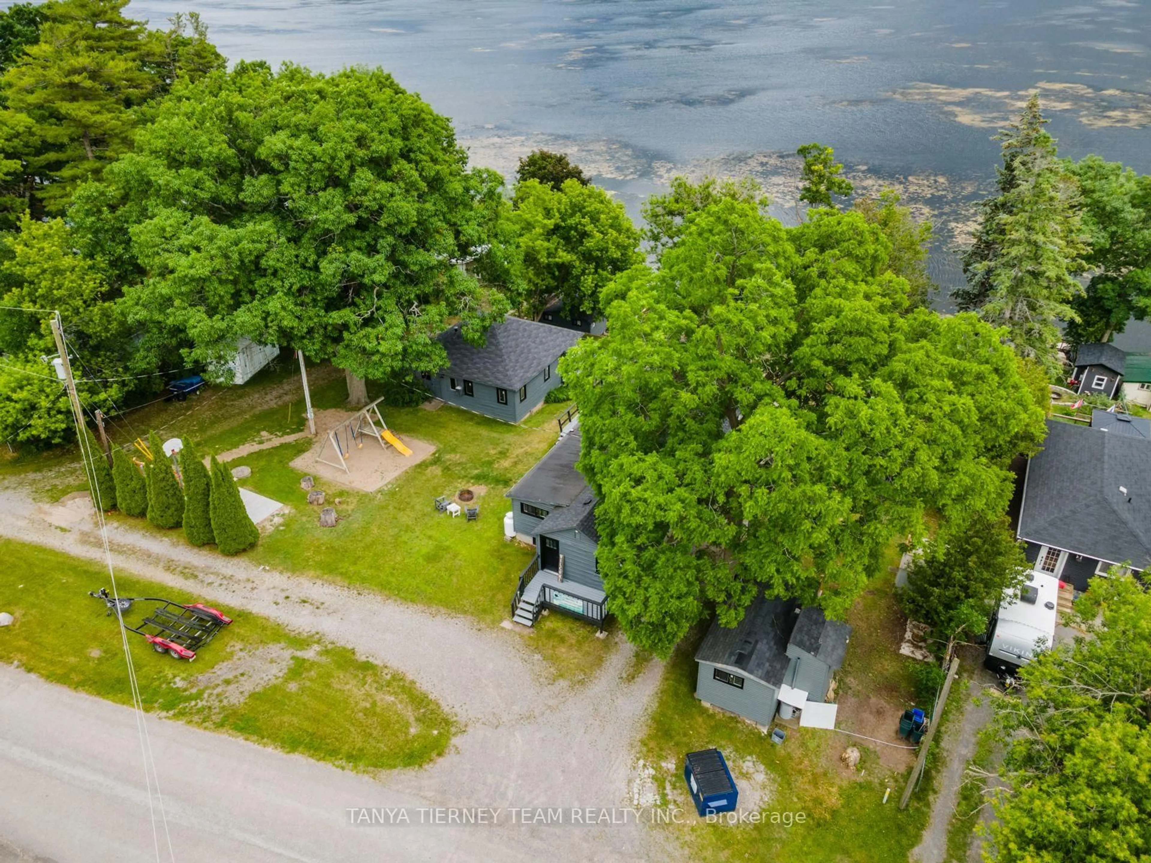 A pic from outside/outdoor area/front of a property/back of a property/a pic from drone, water/lake/river/ocean view for 723 Bolin Rd, Otonabee-South Monaghan Ontario K0L 2G0