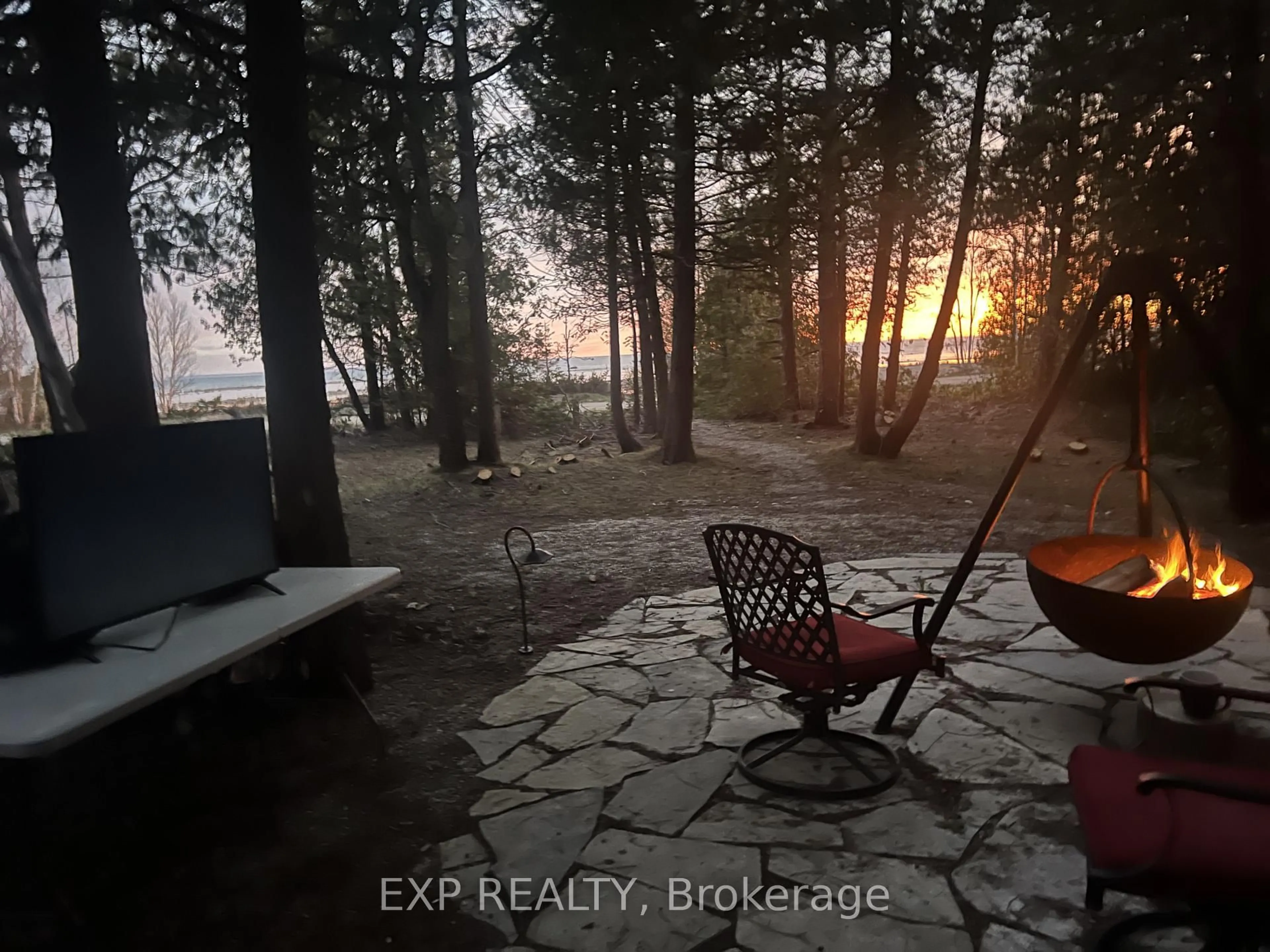 Patio, forest/trees view for 246 Sunset Dr, Kincardine Ontario N0C 2C5