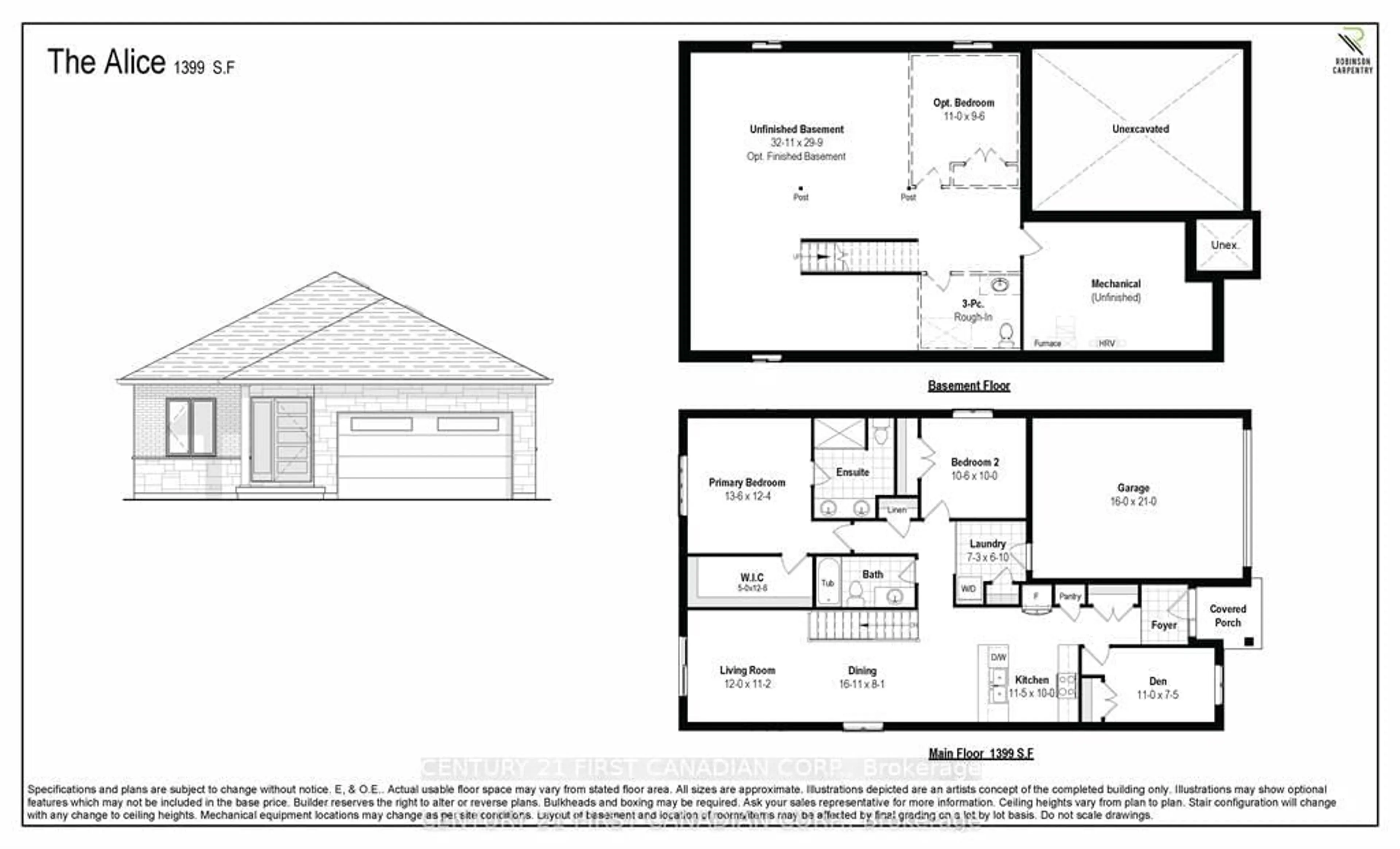 Floor plan for 56 Postma St, North Middlesex Ontario N0M 1A0
