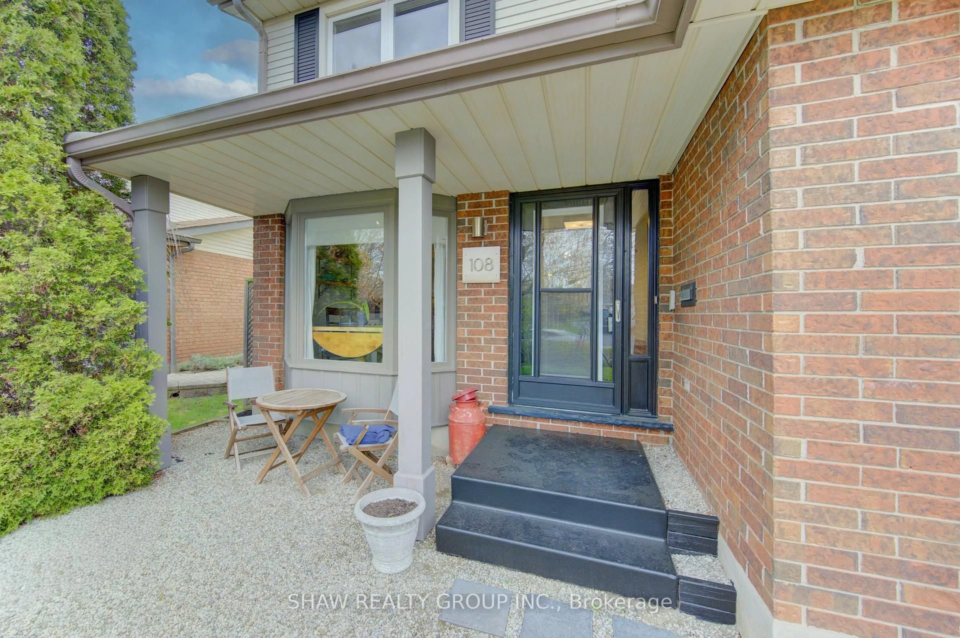 Home with brick exterior material, street for 108 Clearwater Cres, Waterloo Ontario N2V 1L8