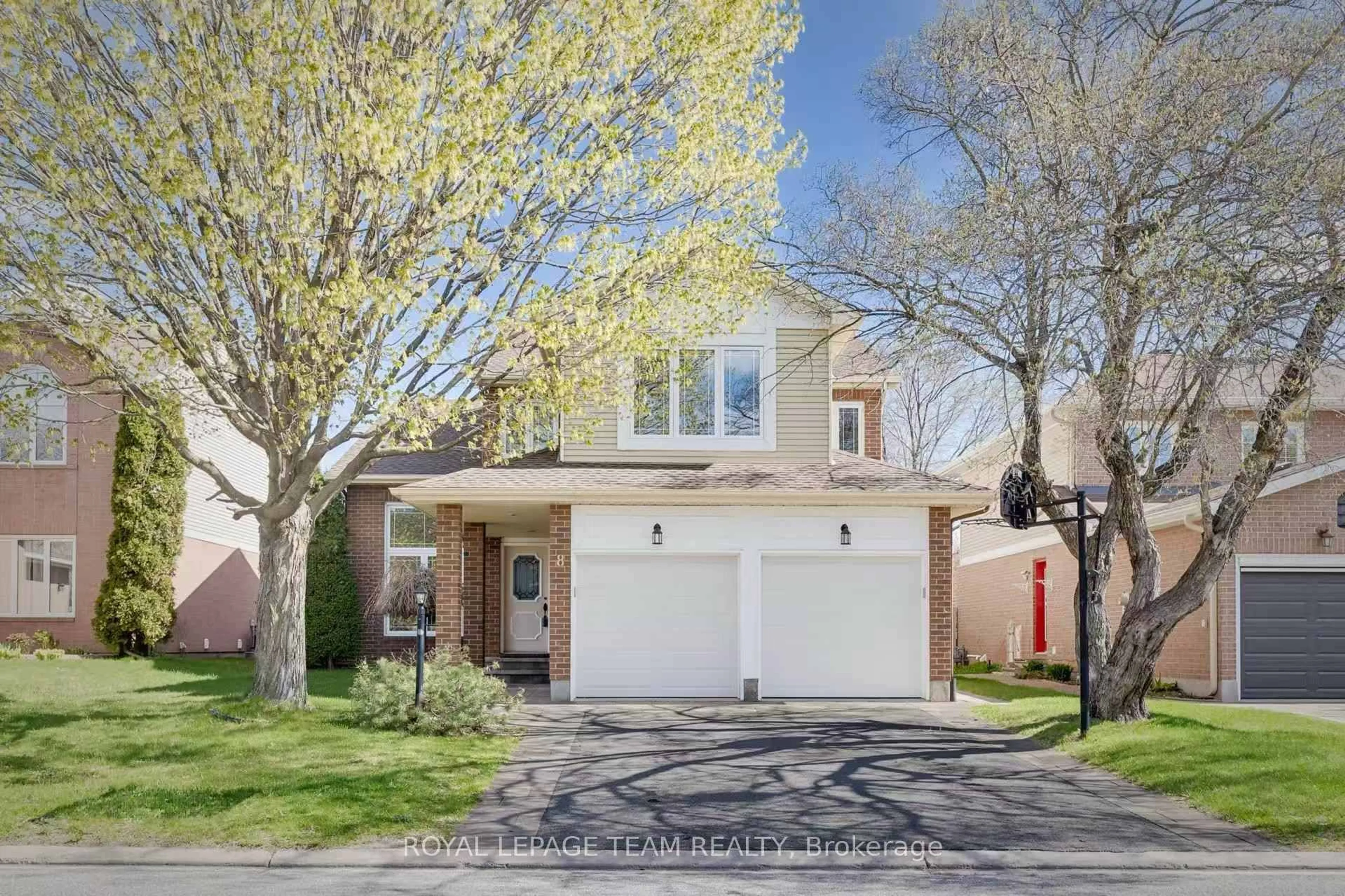 Home with brick exterior material, street for 8 Saddlebrook St, Ottawa Ontario K2G 5N6