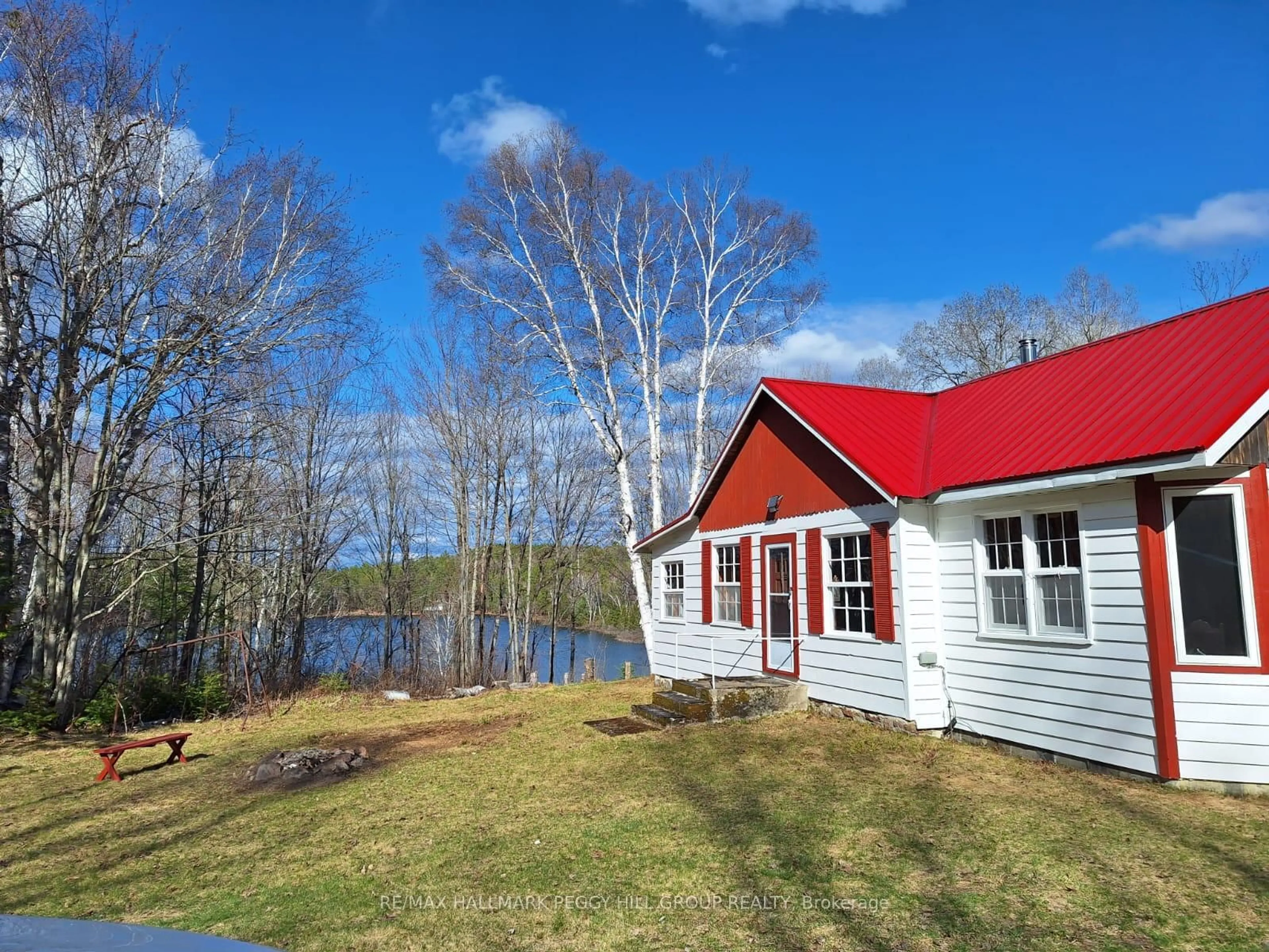 A pic from outside/outdoor area/front of a property/back of a property/a pic from drone, water/lake/river/ocean view for 0 Pioneer Rd, Bonfield Ontario P0H 1Z0