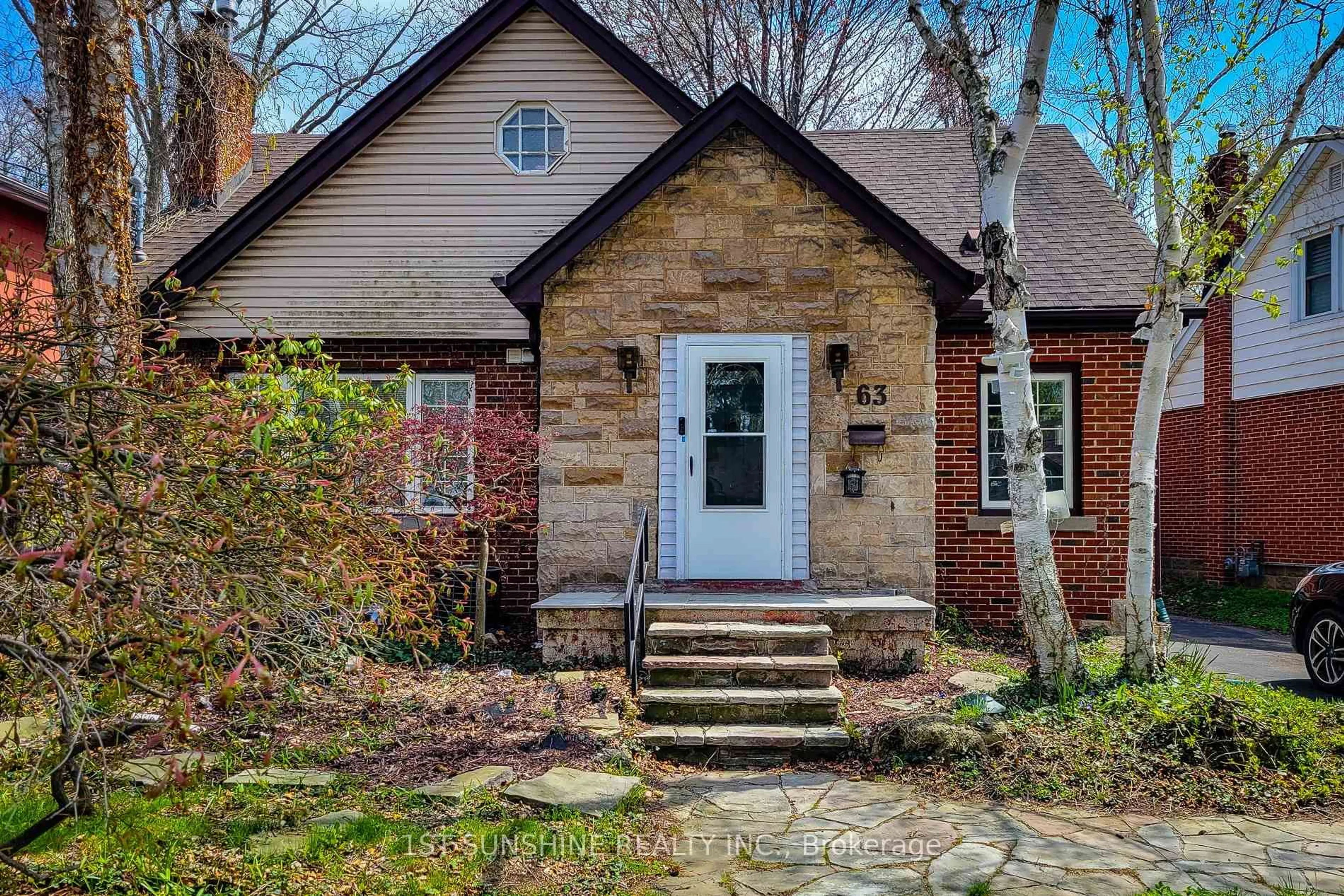 Home with brick exterior material, street for 63 Binkley Cres, Hamilton Ontario L8S 3K8