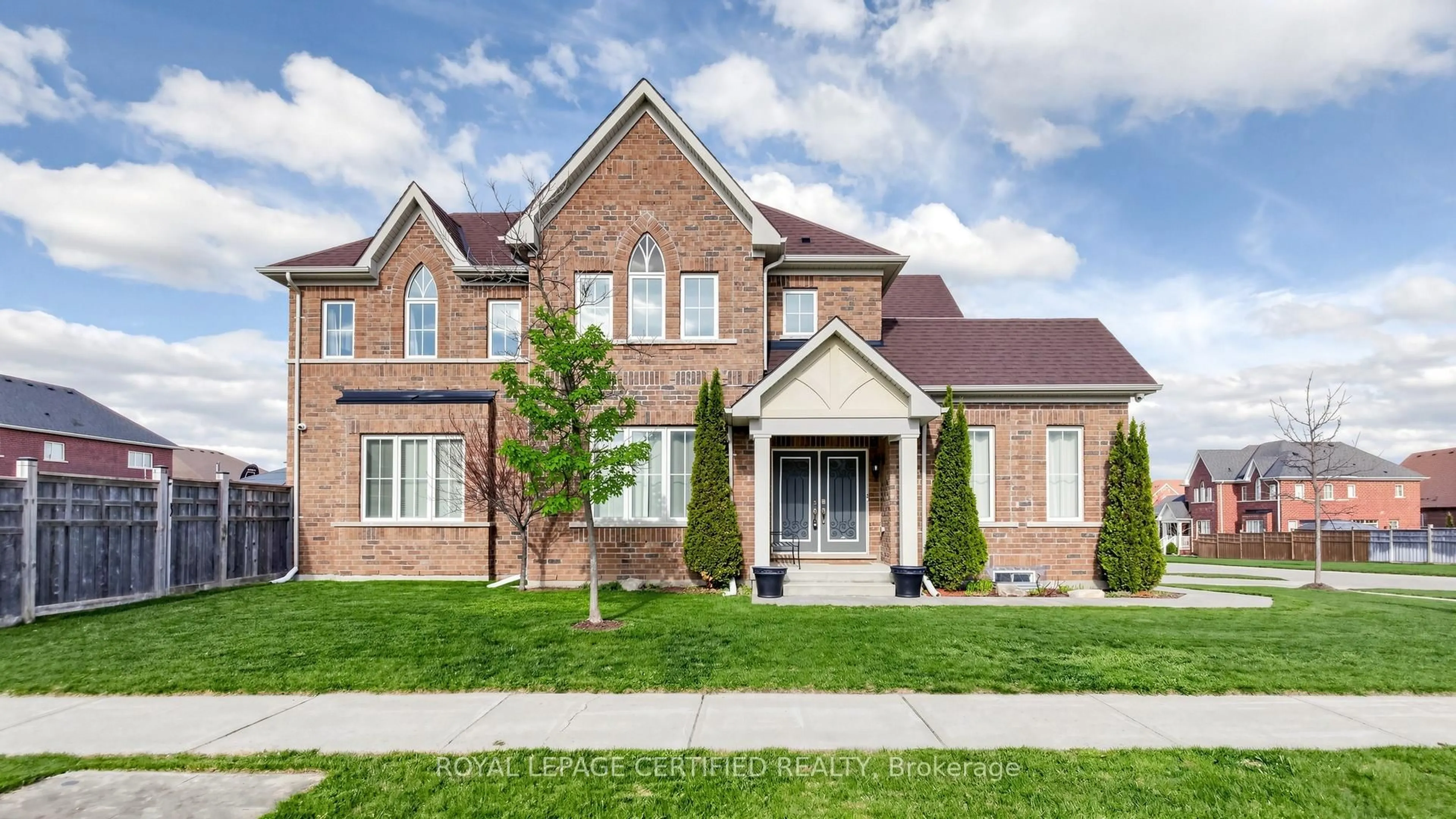 Home with brick exterior material, street for 1 Benson Ave, Mono Ontario L9W 6W7