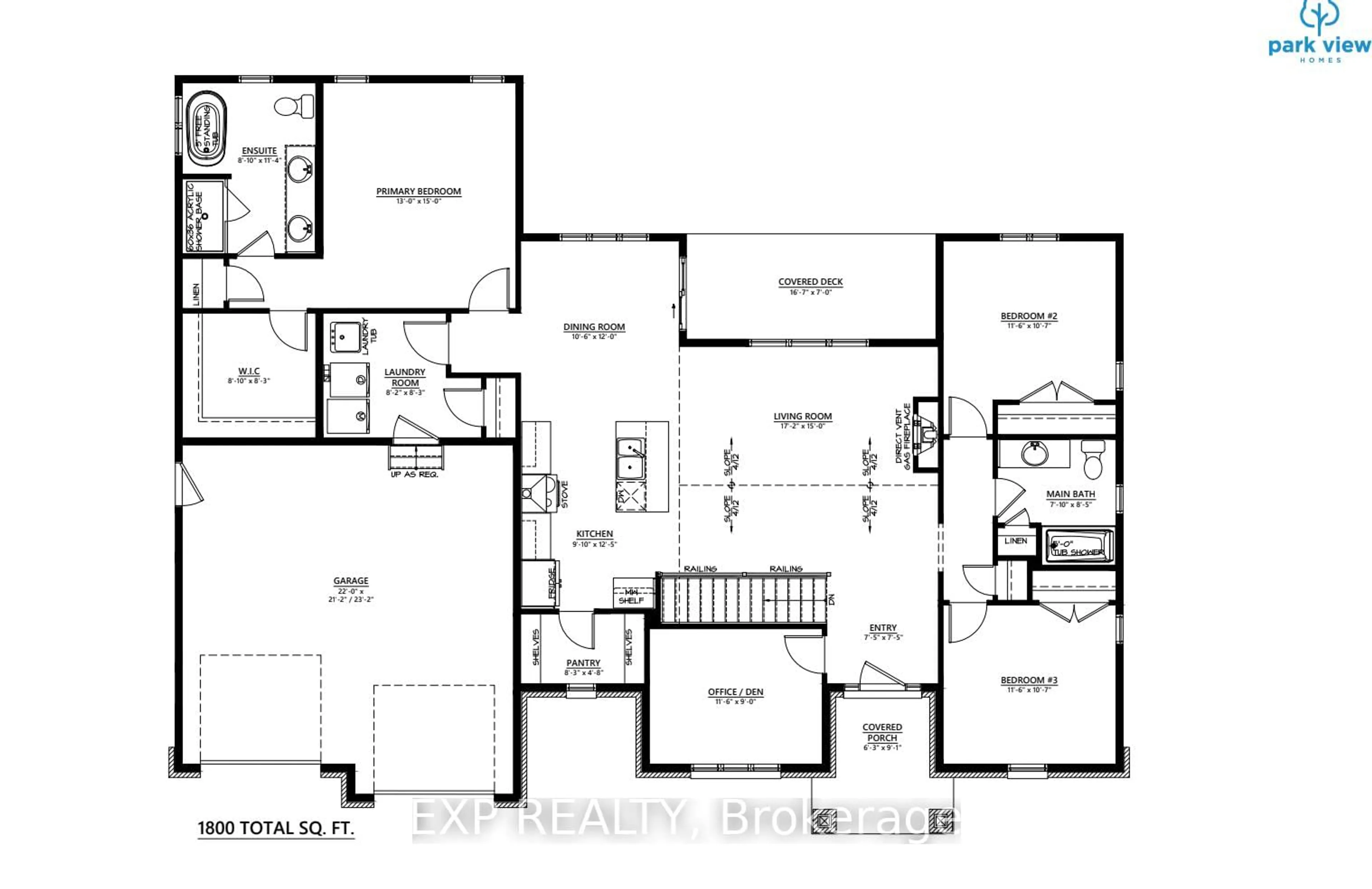 Floor plan for 501 Guy Welsh Dr, Perth Ontario K7H 3C7