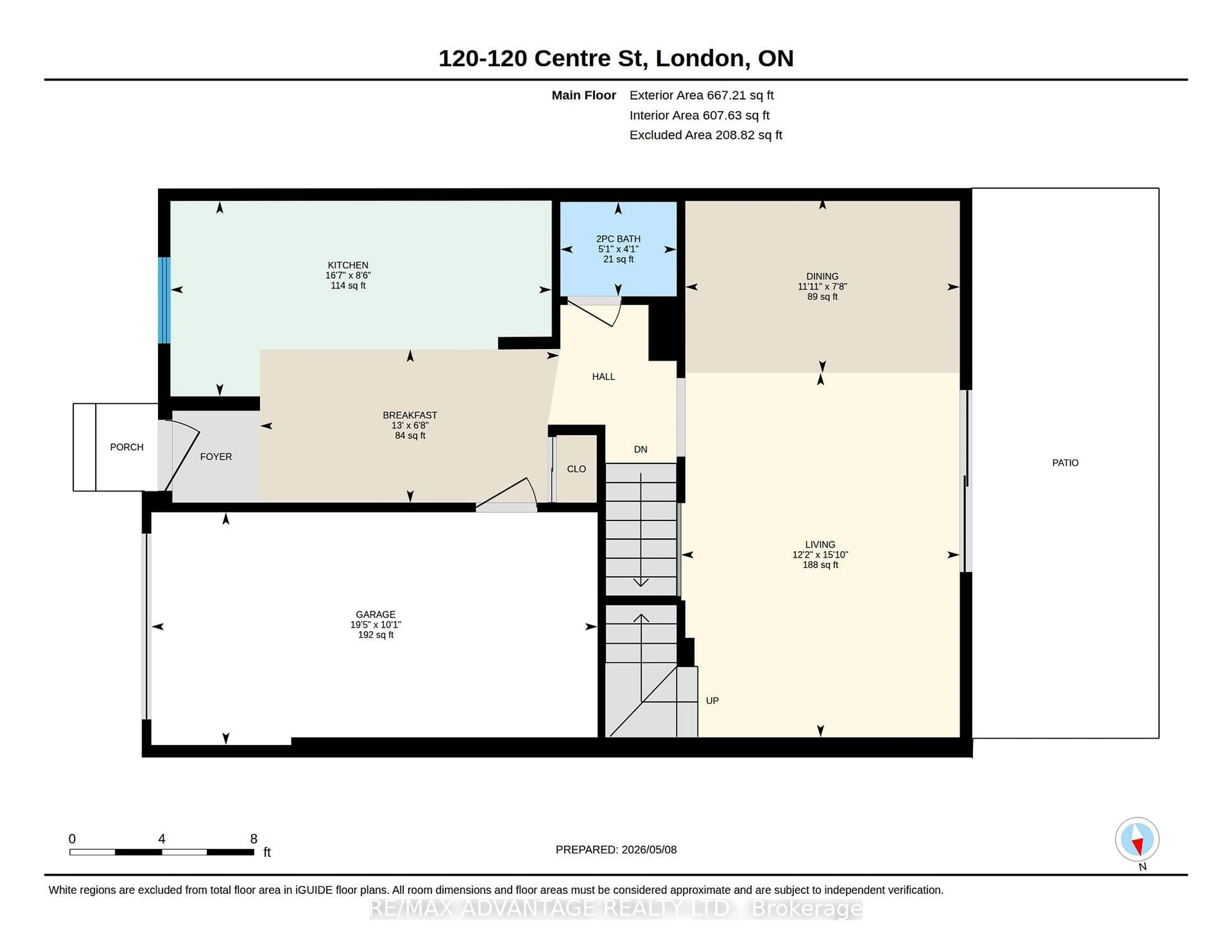 Floor plan for 120 Centre St #120, London South Ontario N6J 4X4
