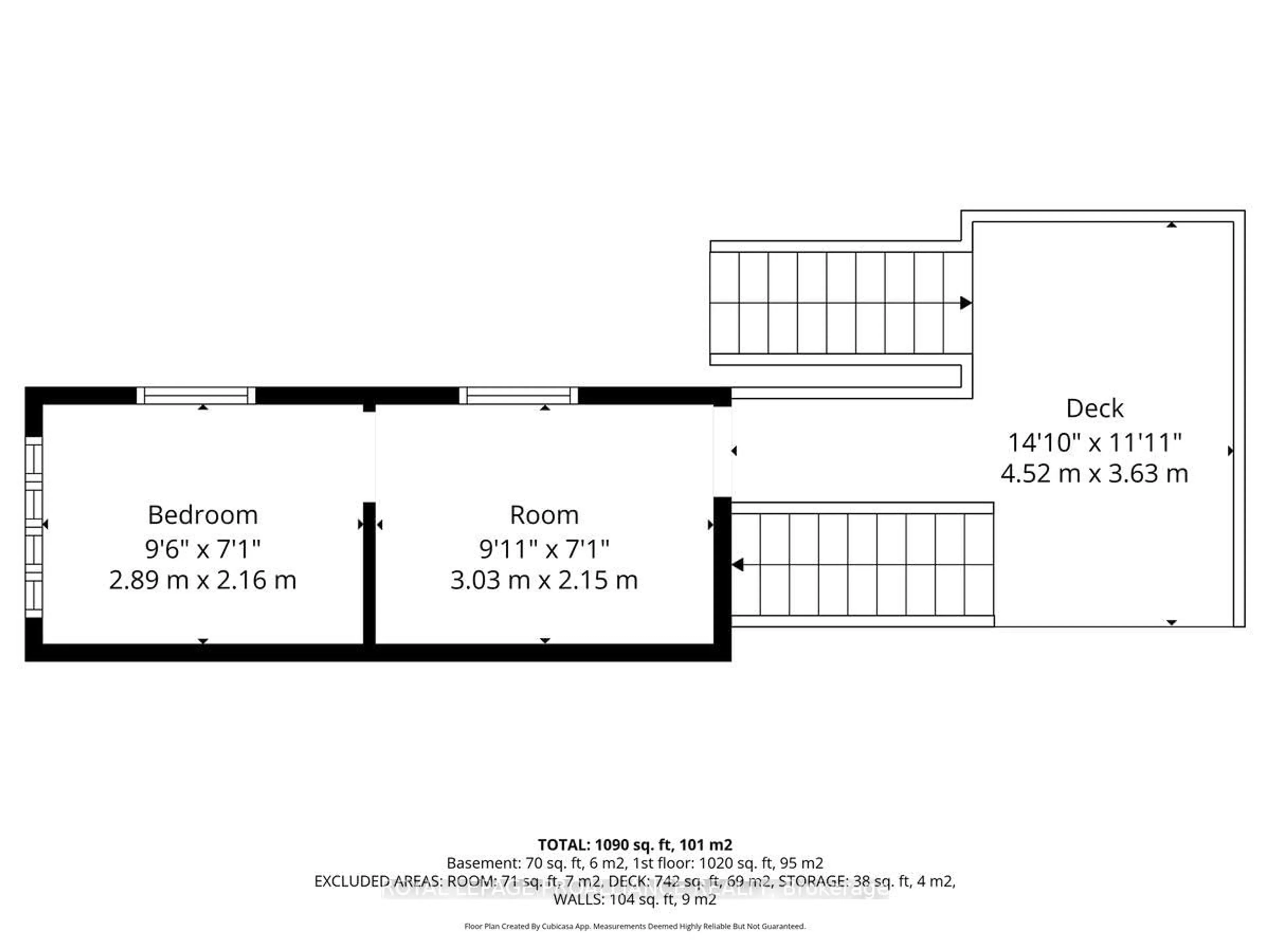 Floor plan for 2069 Browns Bay Lane, Cloyne Ontario K0H 1K0