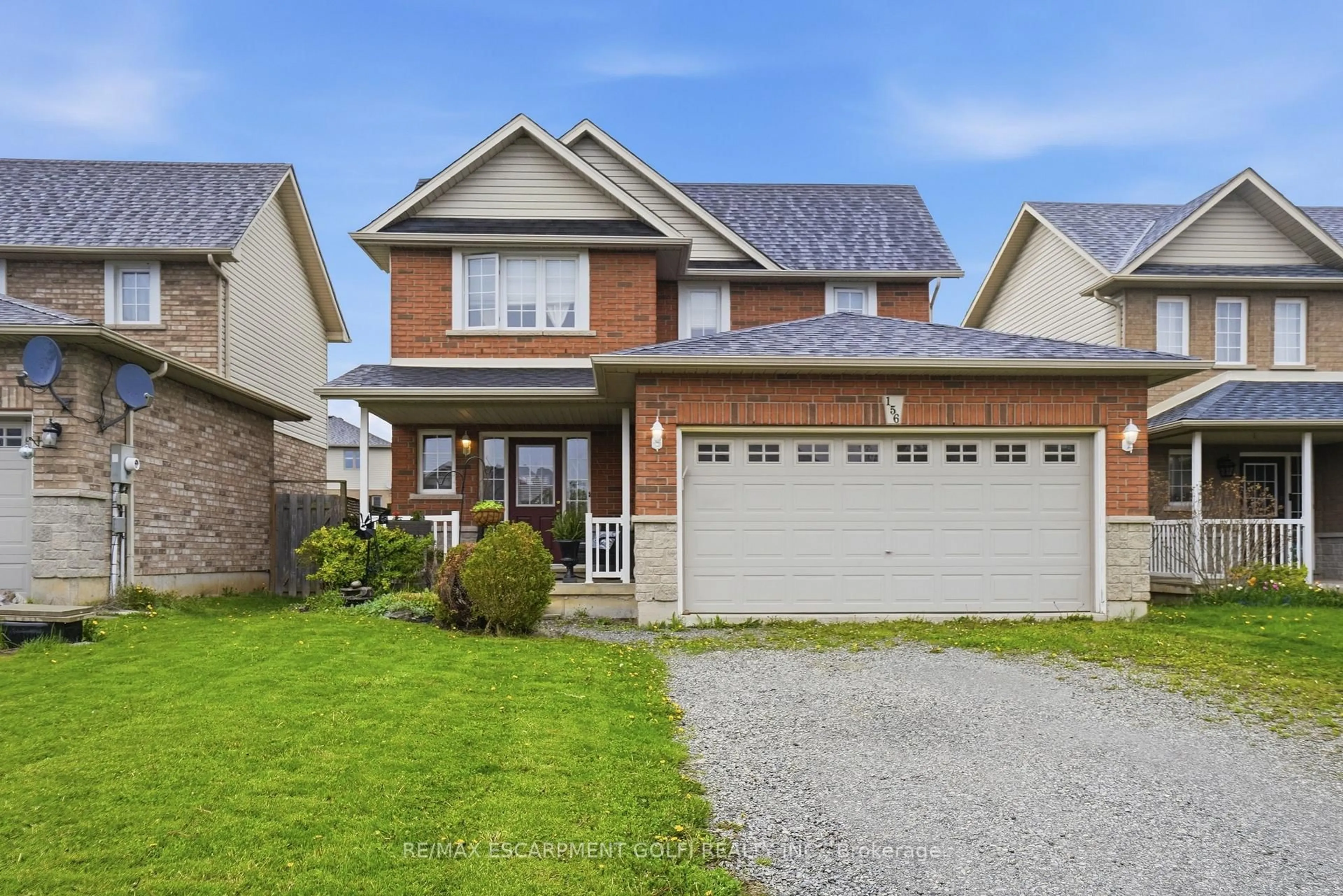 Home with brick exterior material, street for 156 PROVIDENT Way, Hamilton Ontario L0R 1W0