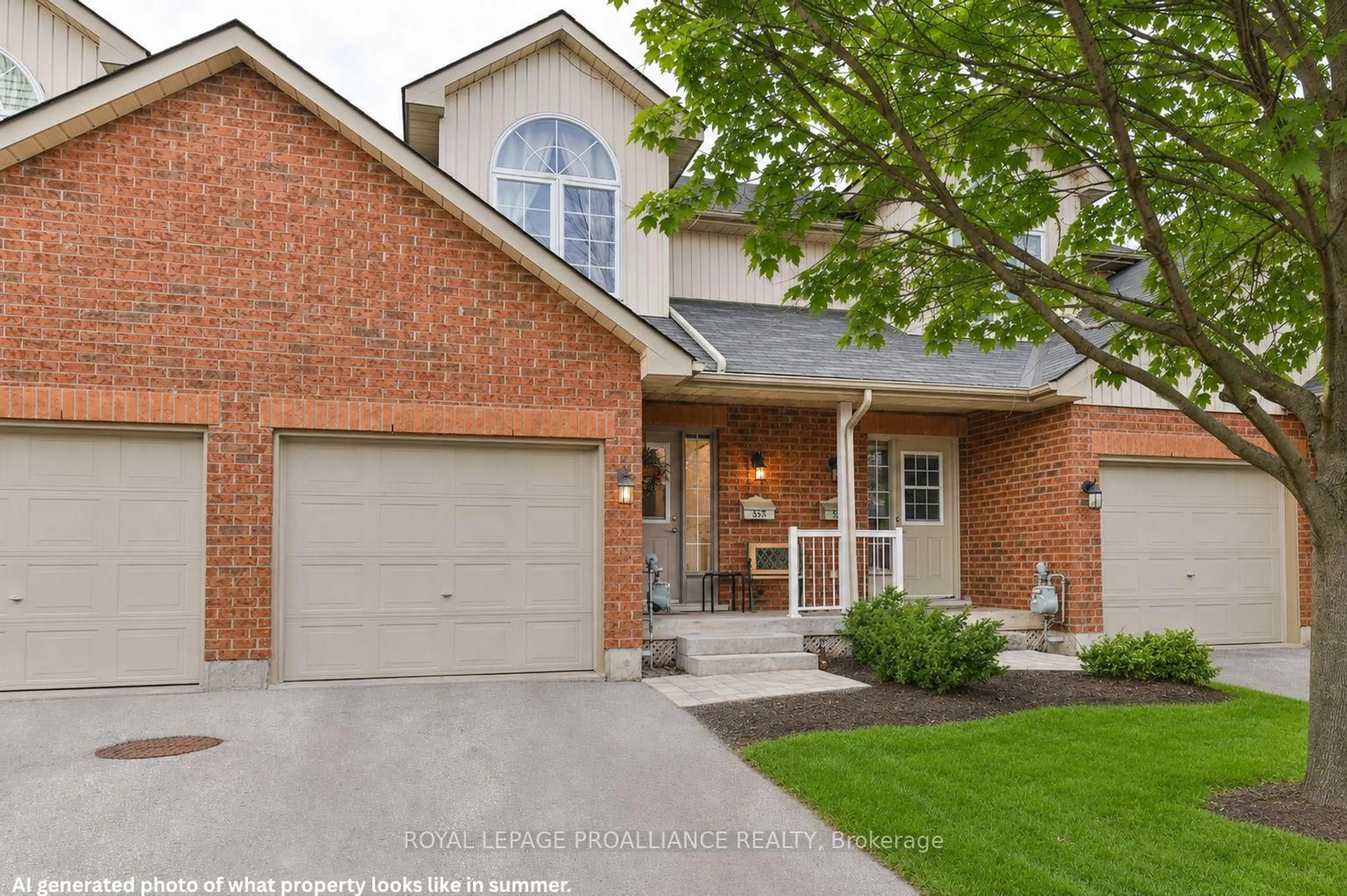 Home with brick exterior material, street for 35 Albion St #37, Belleville Ontario K8N 5Y8