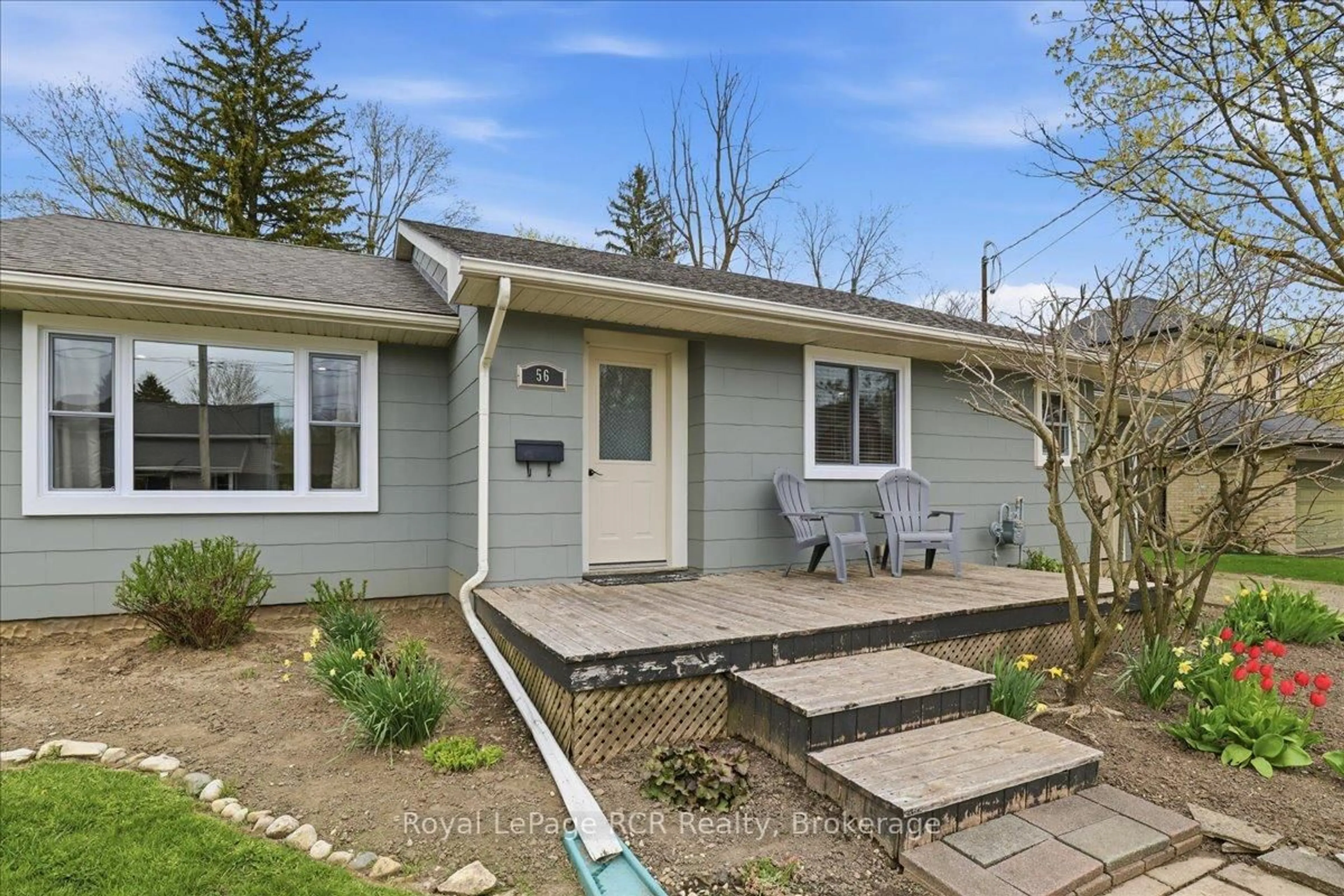 Home with vinyl exterior material, street for 56 John St, Minto Ontario N0G 1Z0