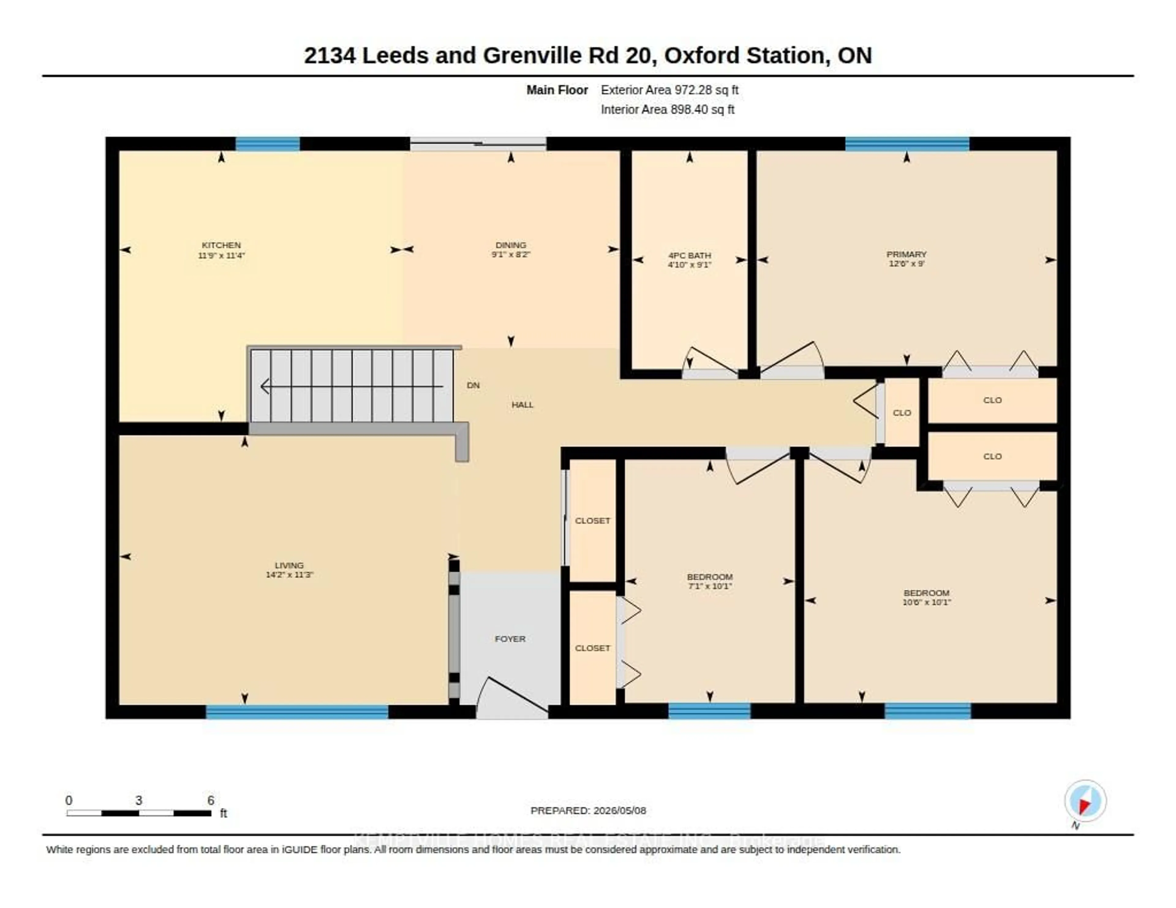 Floor plan for 2134 County 20 (Oxford Station) Rd, North Grenville Ontario K0G 1T0