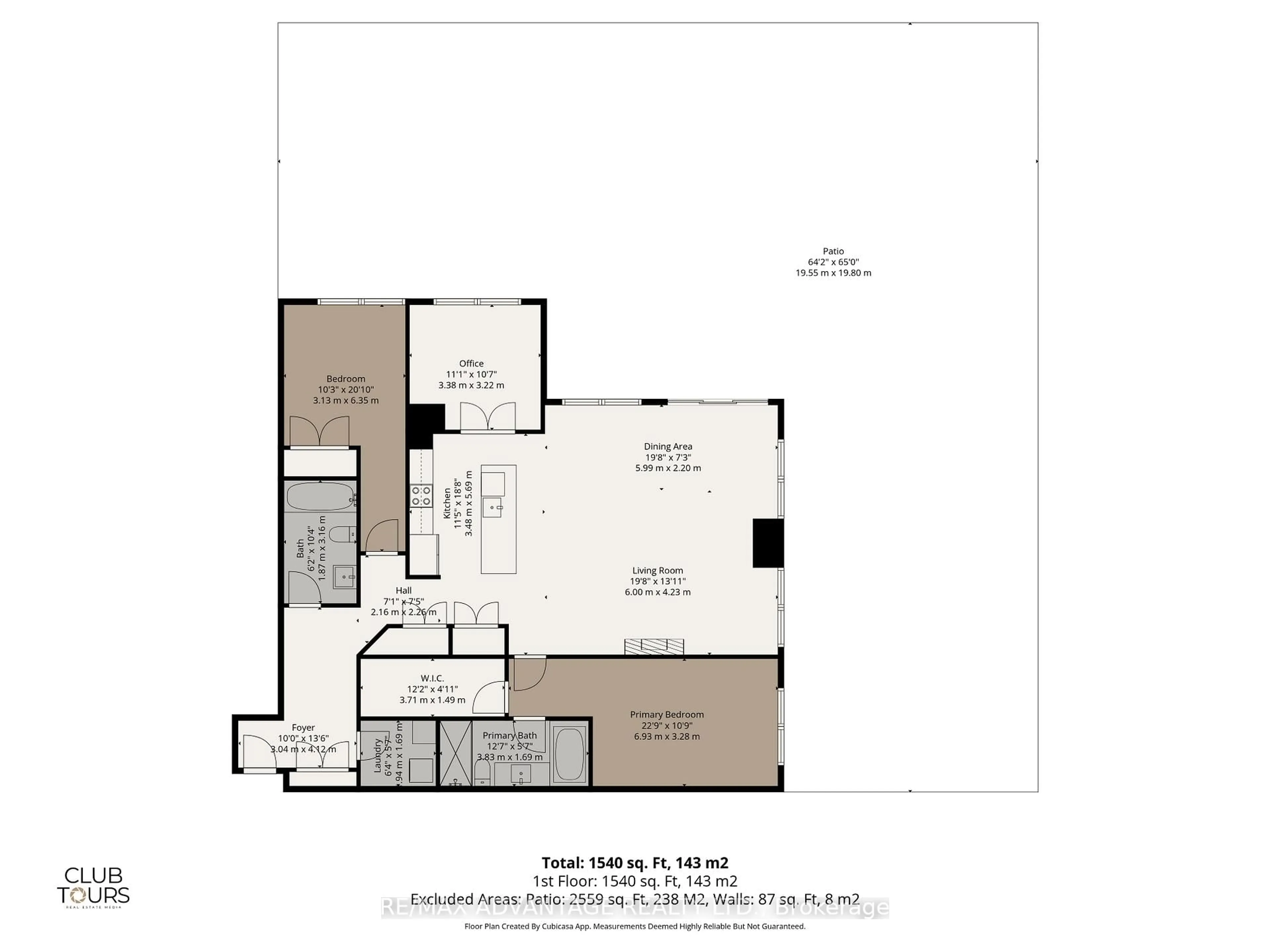Floor plan for 240 Villagewalk Blvd #204, London North Ontario N6G 0P6