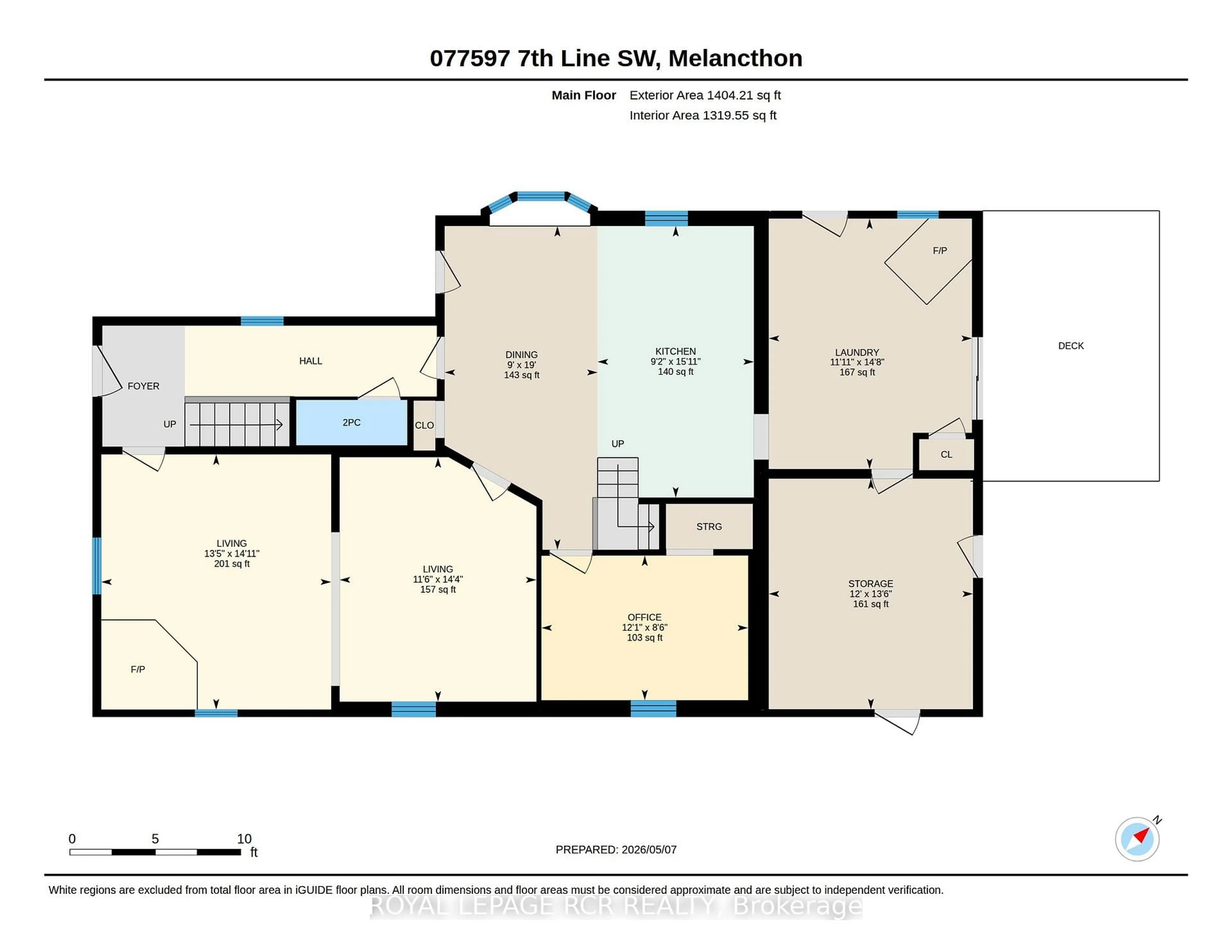 Floor plan for 077597 7th Line, Melancthon Ontario L9V 2B6