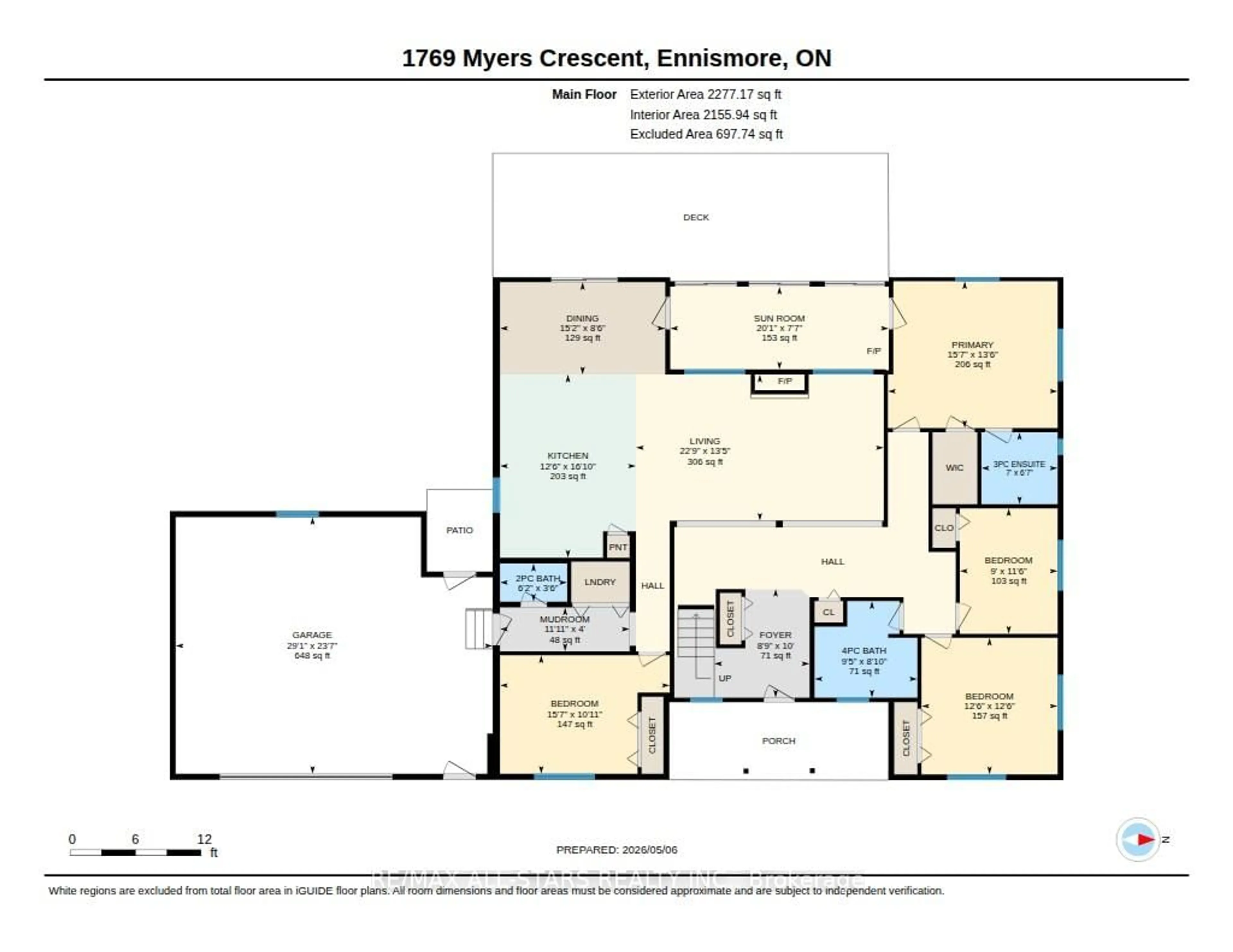 Floor plan for 1769 Myers Cres, Selwyn Ontario K0L 1T0