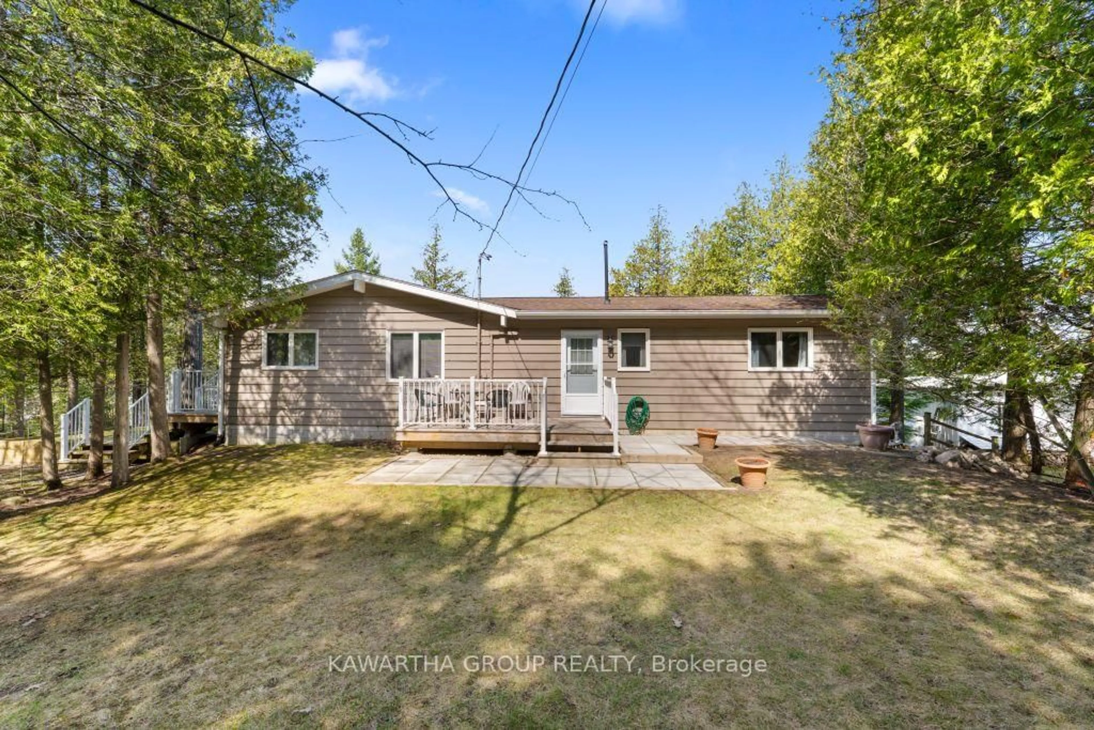 A pic from outside/outdoor area/front of a property/back of a property/a pic from drone, street for 43 Holy Bay Dr, Kawartha Lakes Ontario K0M 1K0