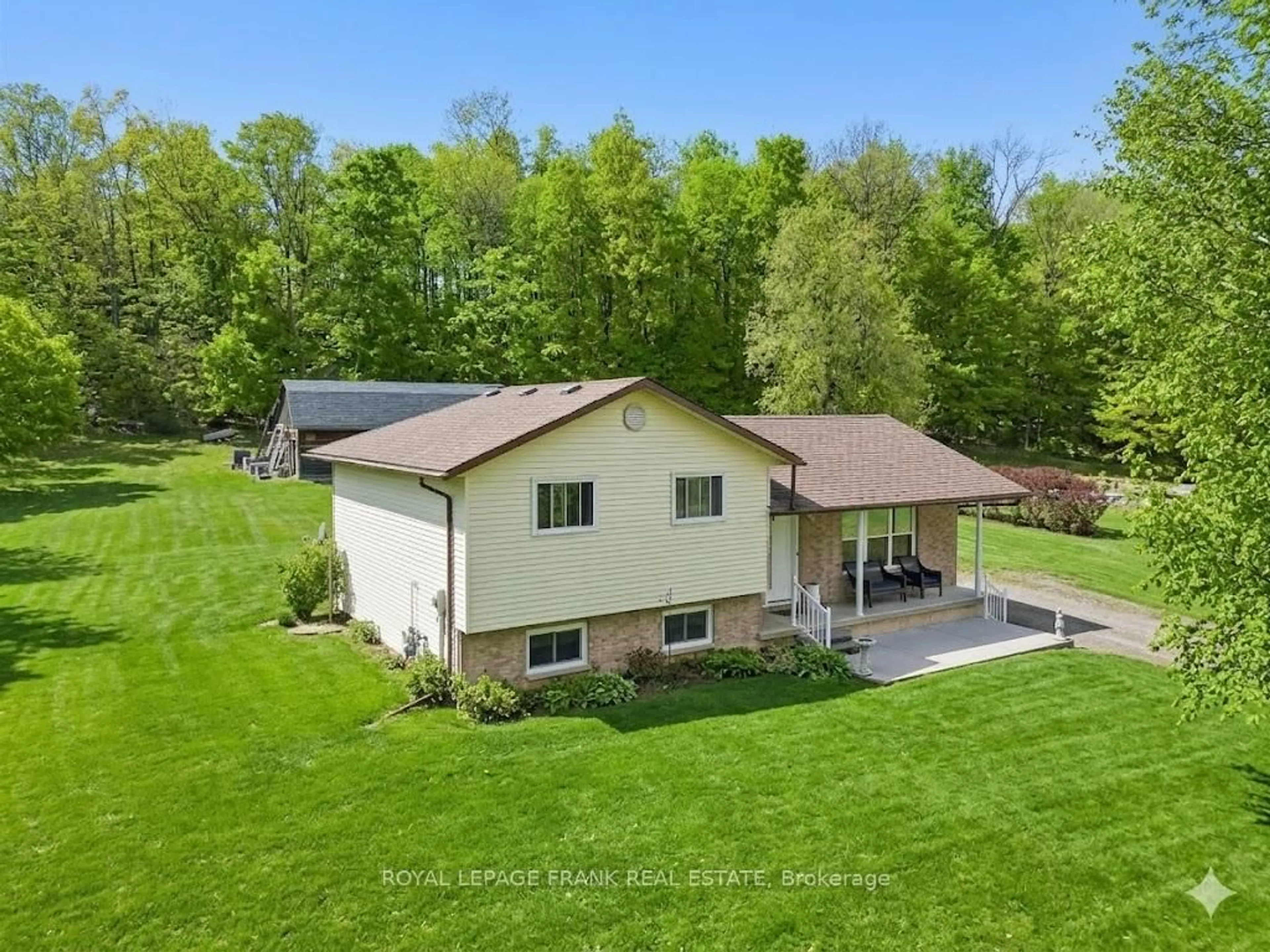 A pic from outside/outdoor area/front of a property/back of a property/a pic from drone, unknown for 64 Skinkle Rd, Trent Hills Ontario K0K 3K0