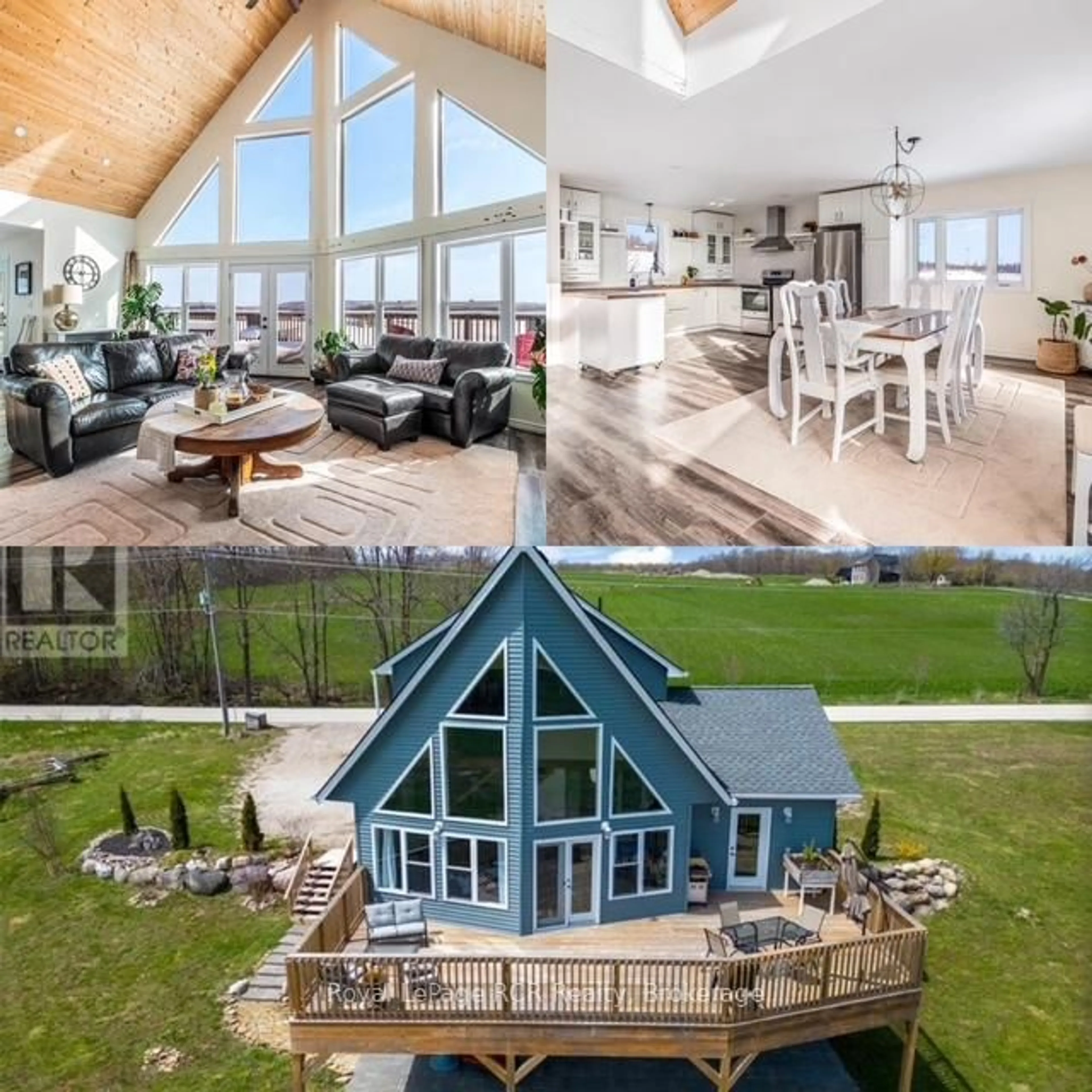 Open concept kitchen, wood/laminate floor for 430099 Sydenham Lakeshore Dr, Meaford Ontario N0H 1B0