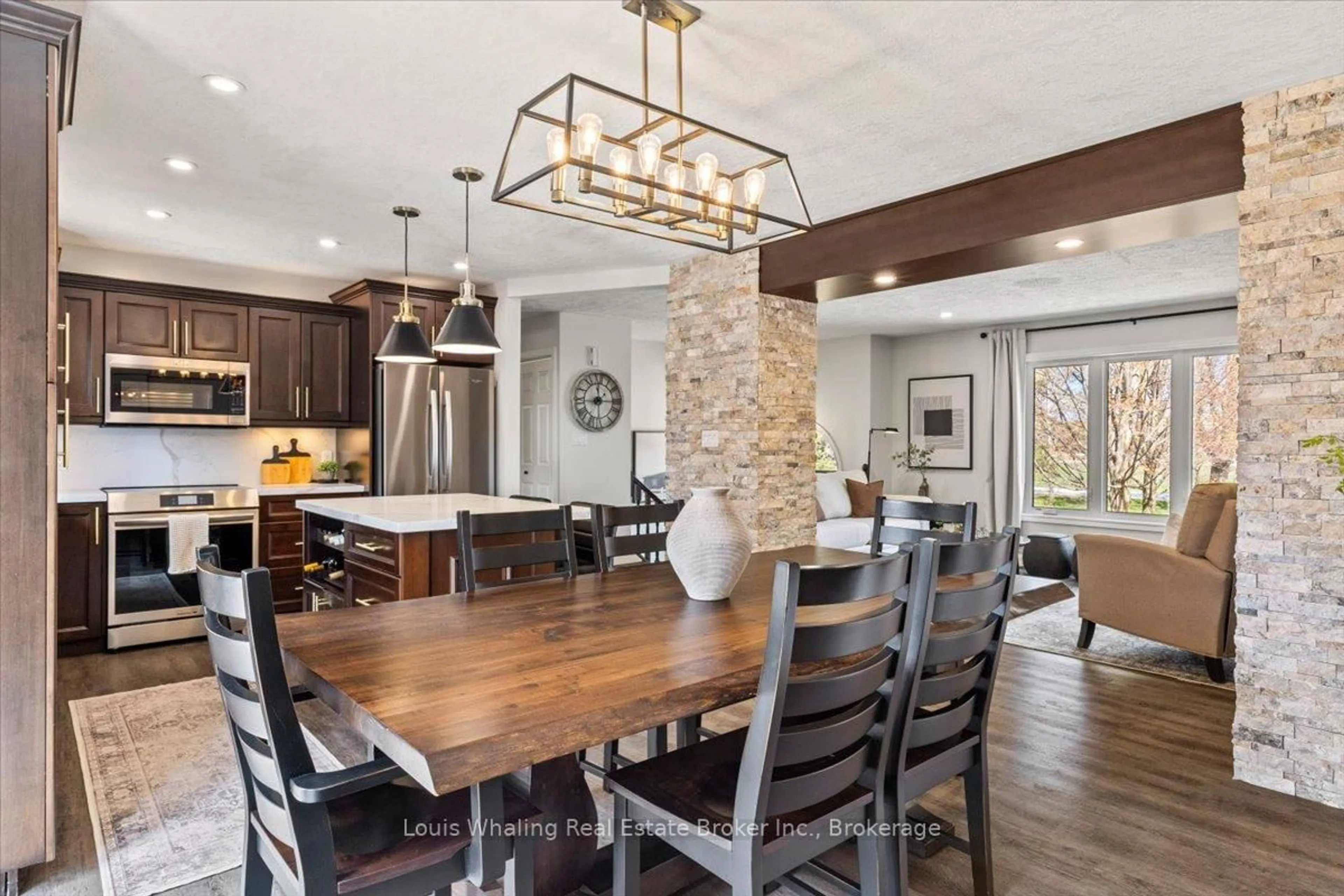 Open concept kitchen, unknown for 561022 Bentinck-Sullivan Townline, West Grey Ontario N0G 1L9