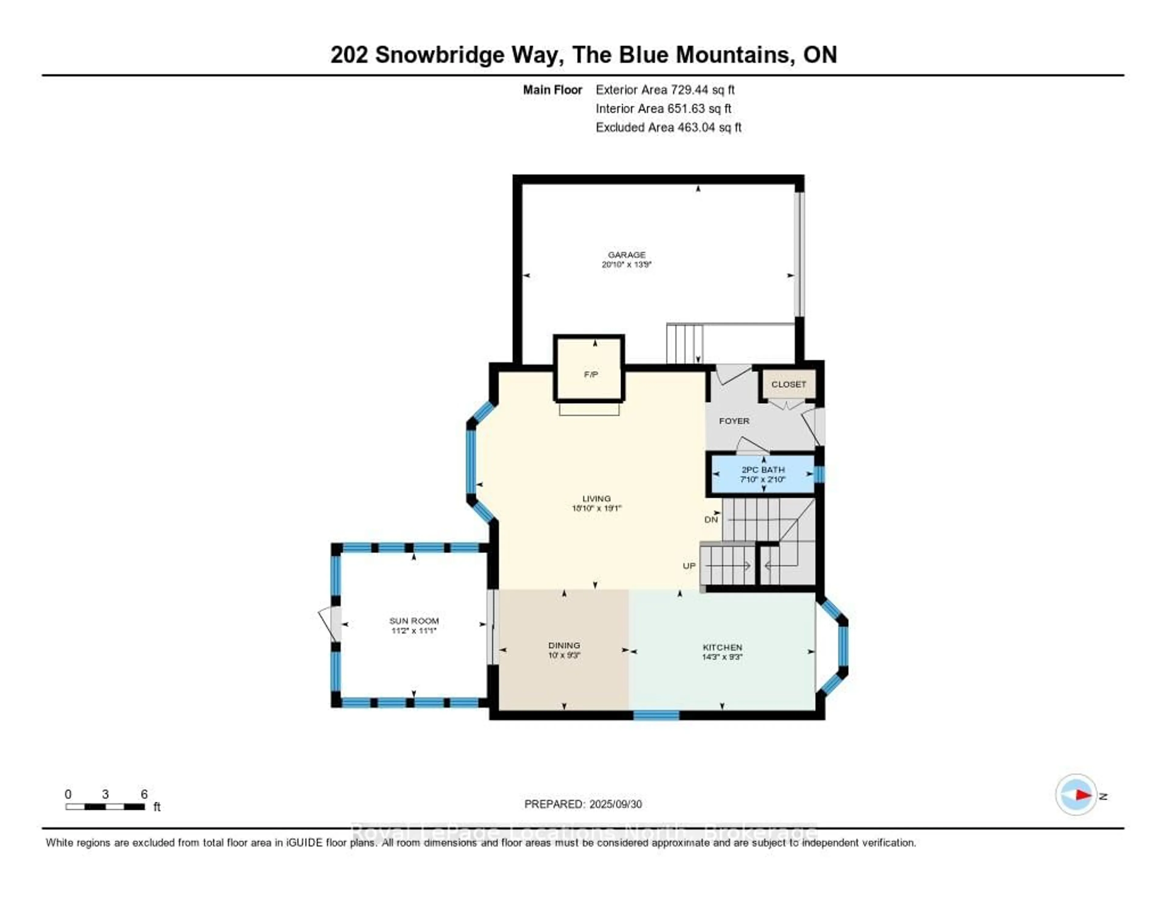 Floor plan for 202 Snowbridge Way, Blue Mountains Ontario L9Y 0V1