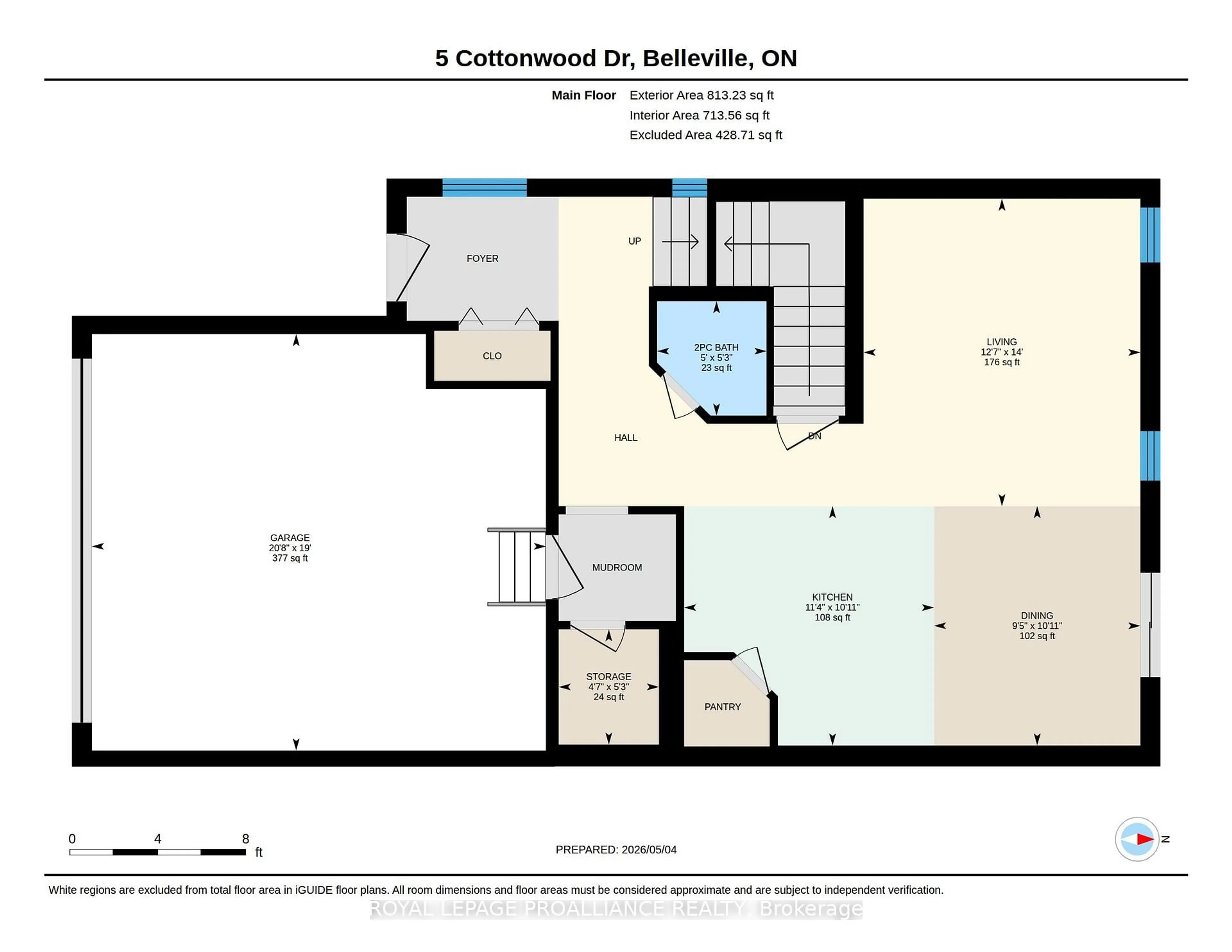 Floor plan for 5 Cottonwood Dr, Belleville Ontario K8N 0J3