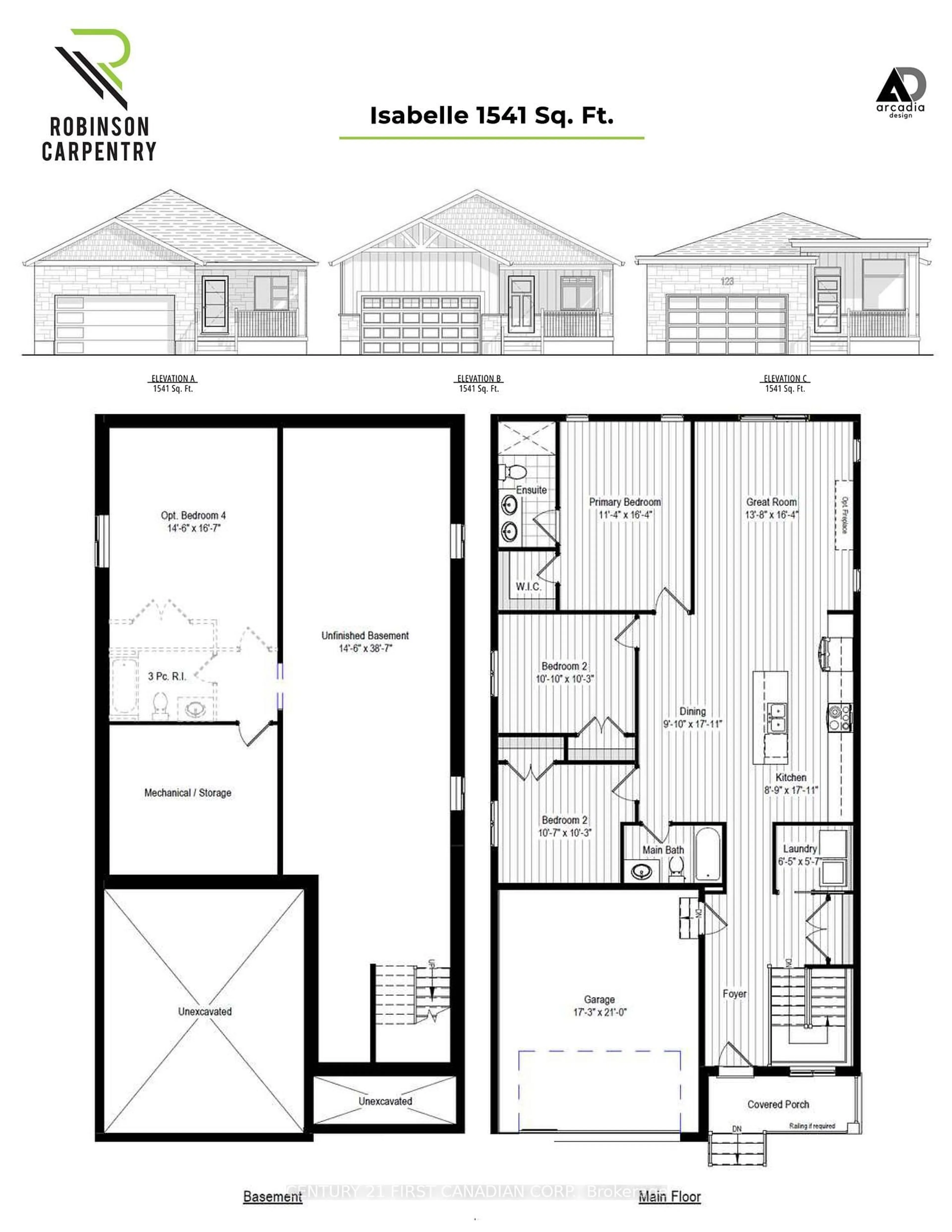 Floor plan for 107 Victoria St, South Huron Ontario N0M 1M0