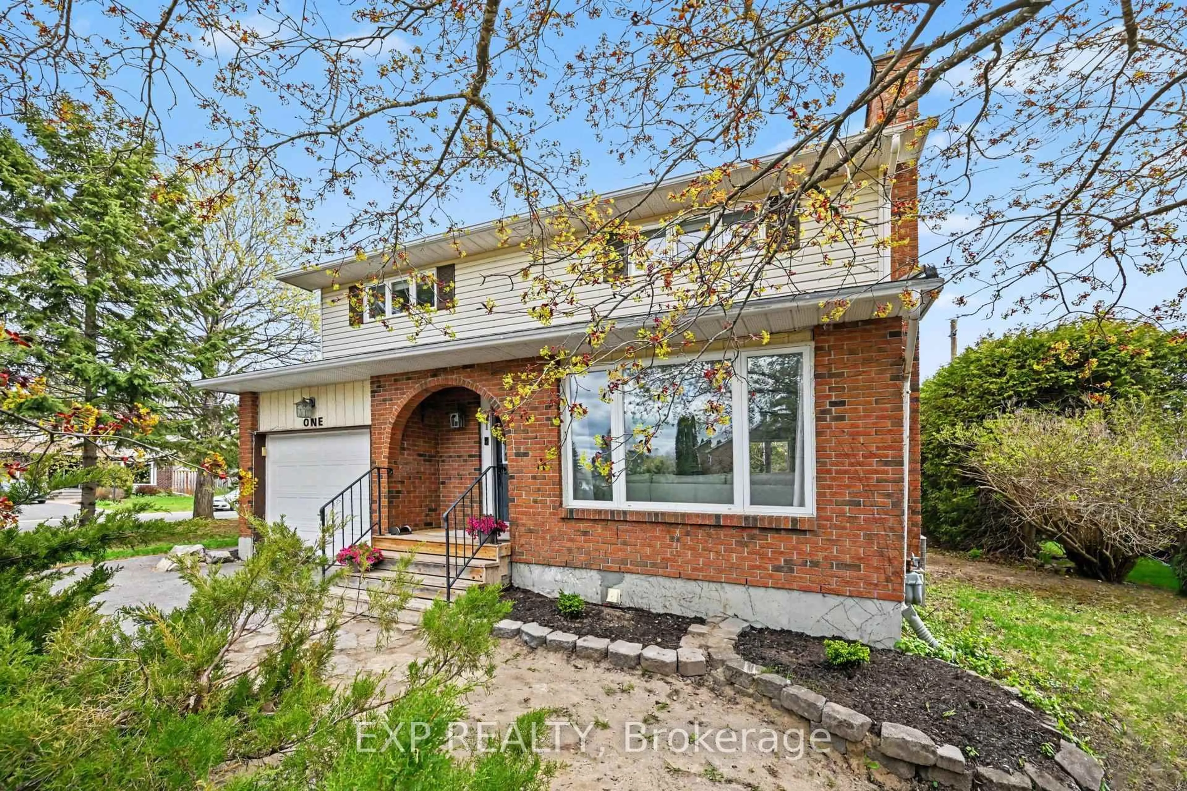 Home with brick exterior material, street for 1 Laura Cres, Almonte Ontario K0A 1A0