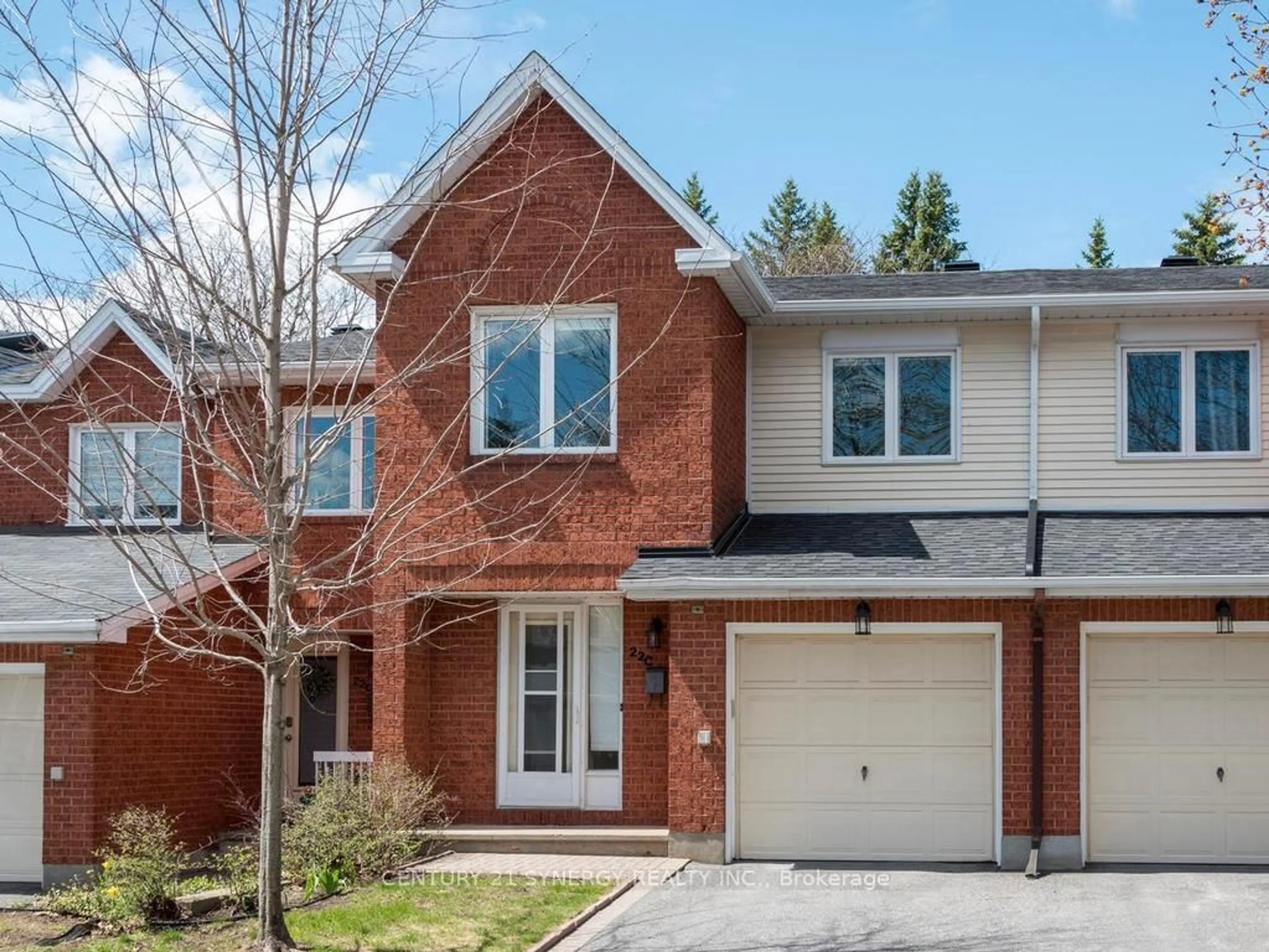 Home with brick exterior material, street for 22C Maple Ridge Cres #80, Nepean Ontario K2J 3L2