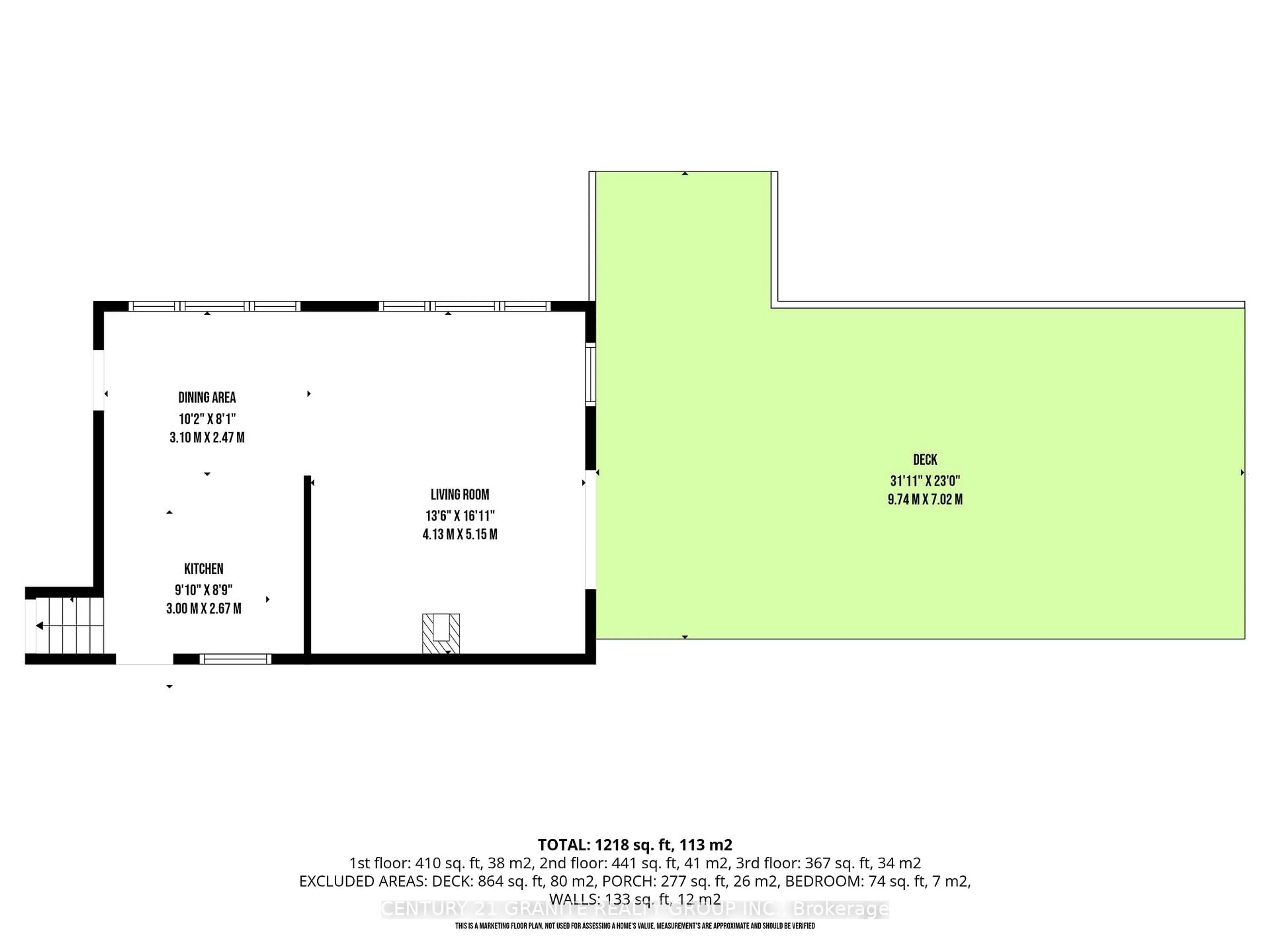 Floor plan for 25 Brethour Rd, Bancroft Ontario K0L 1C0