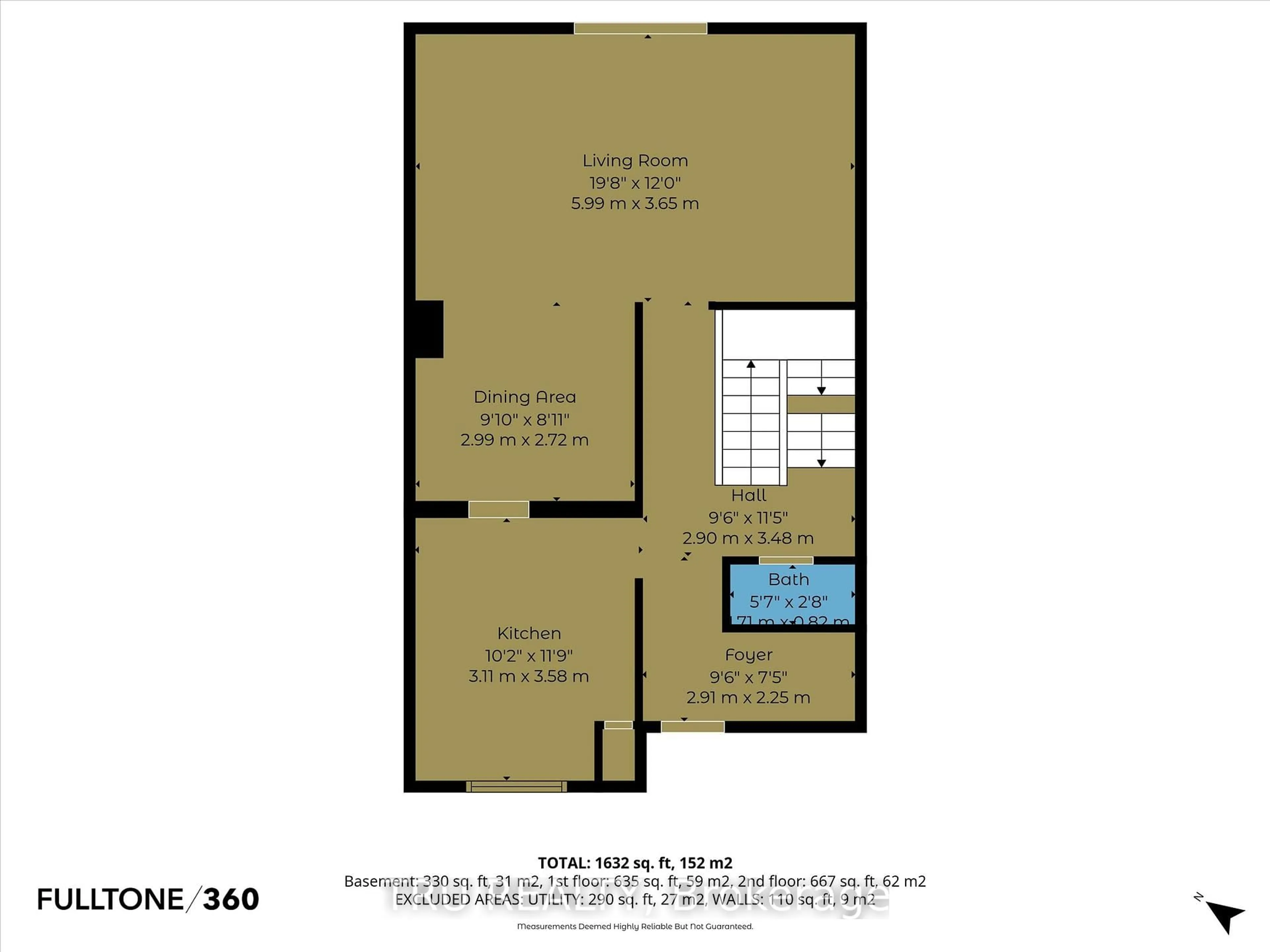 Floor plan for 2336 Orient Park Dr #16, Ottawa Ontario K1B 4N5