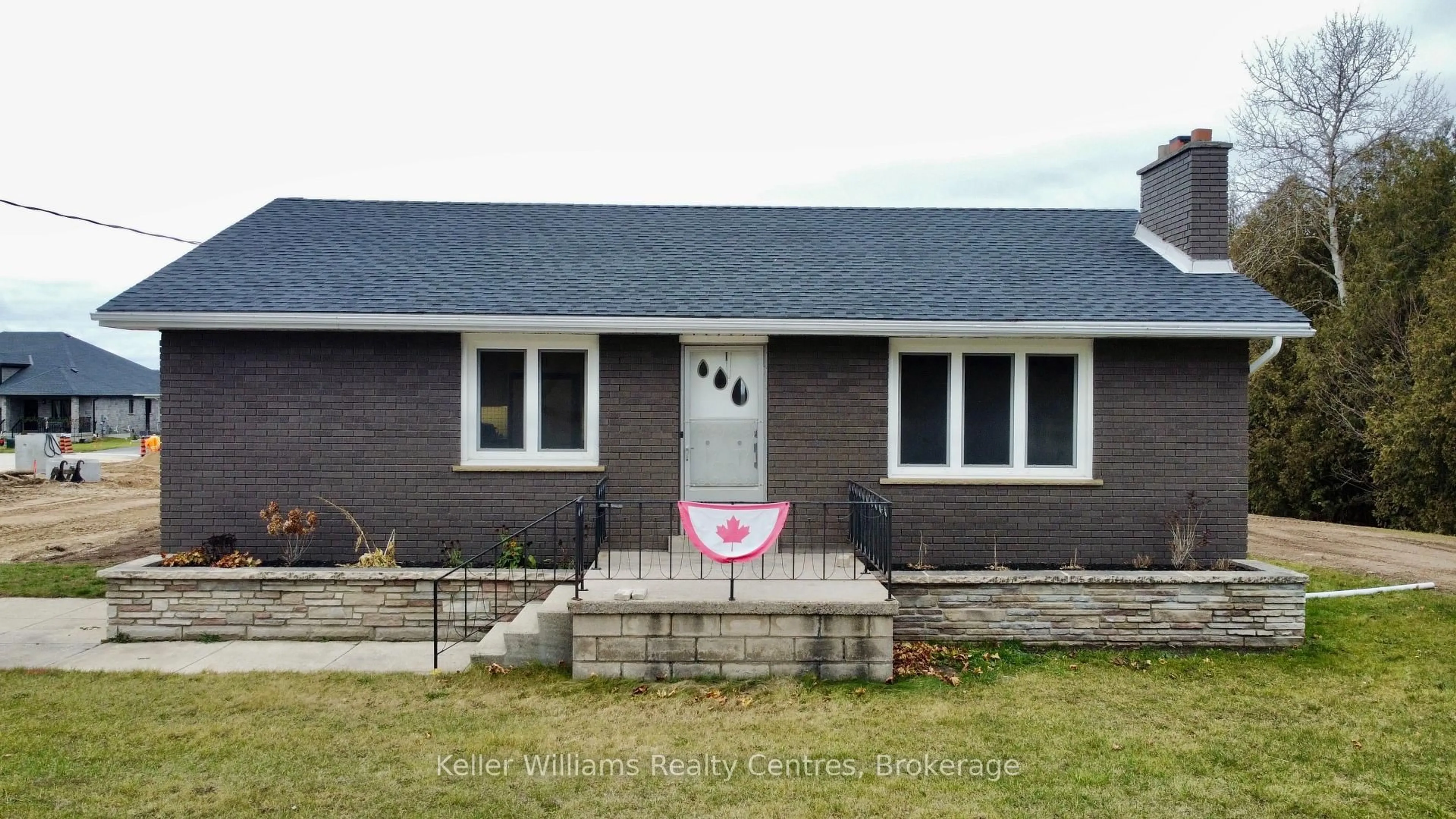 Home with vinyl exterior material, street for 854 GREY ROAD 28, Hanover Ontario N4N 3B8