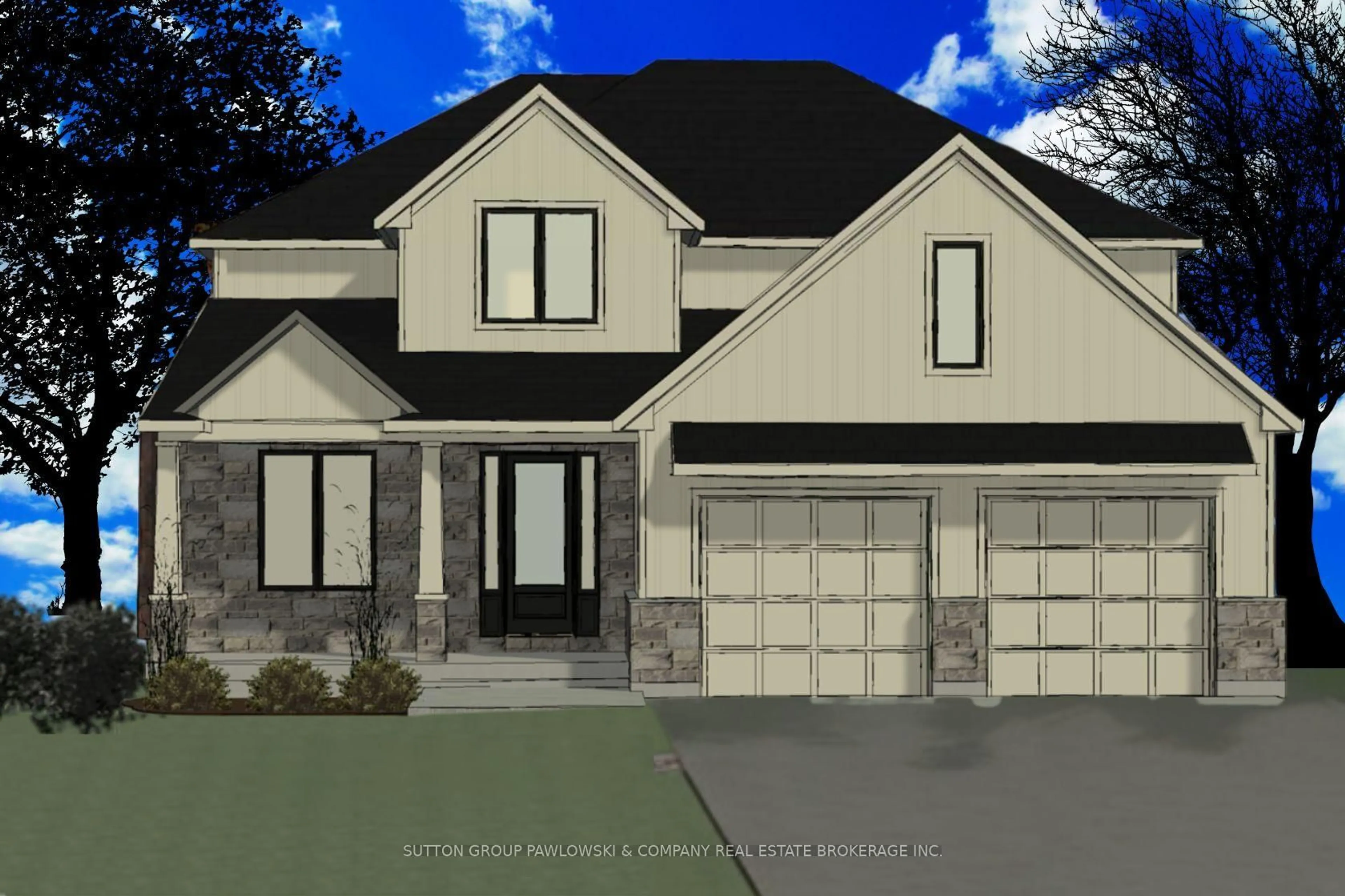 Home with brick exterior material, street for 184 Westbrook Dr #LOT #51, Middlesex Centre Ontario N0L 1R0