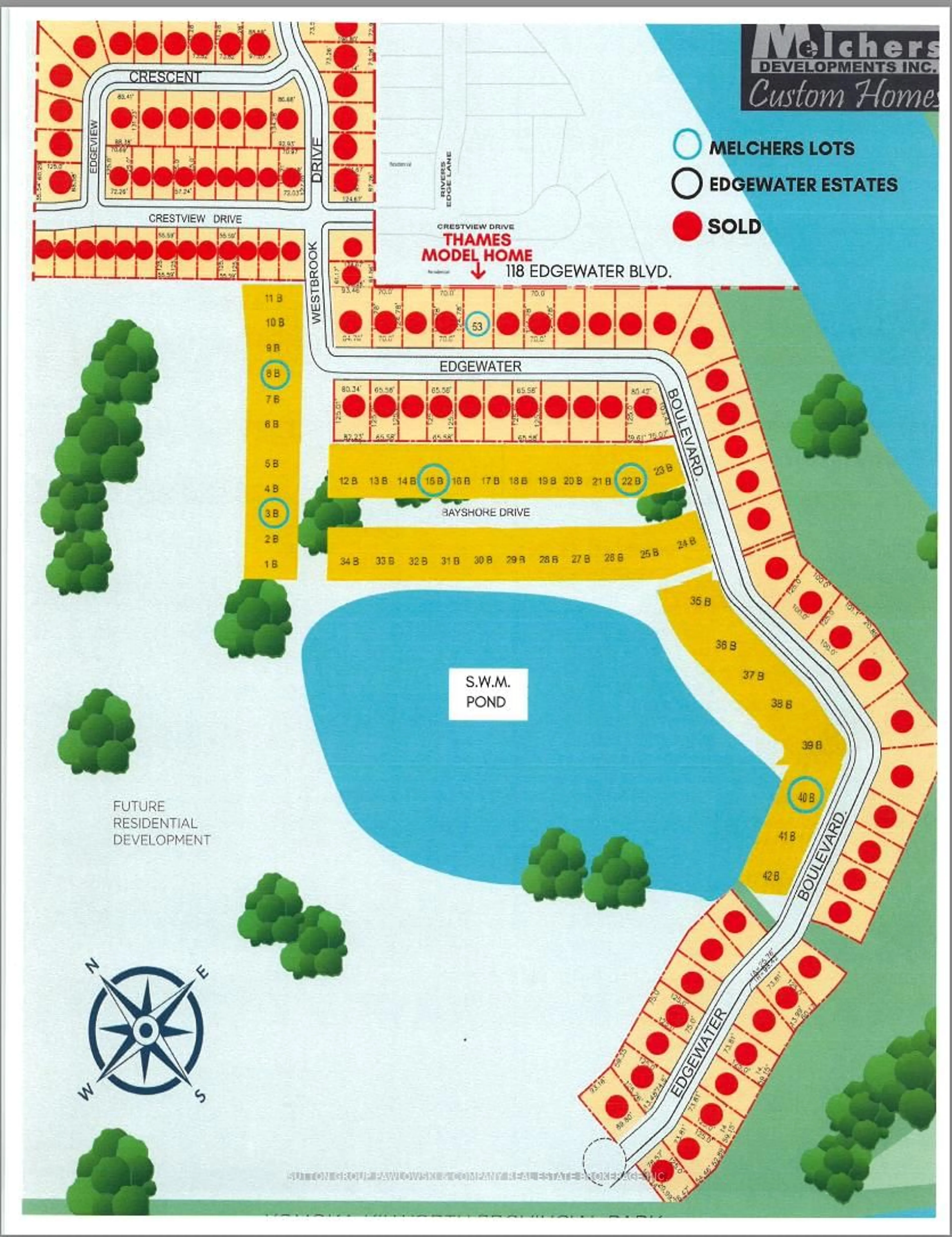 Picture of a map for 184 Westbrook Dr #LOT #51, Middlesex Centre Ontario N0L 1R0